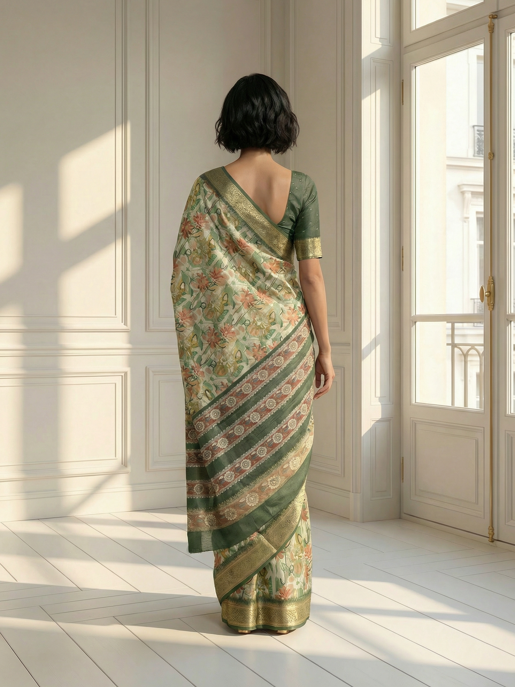Jayshree Floral Saree