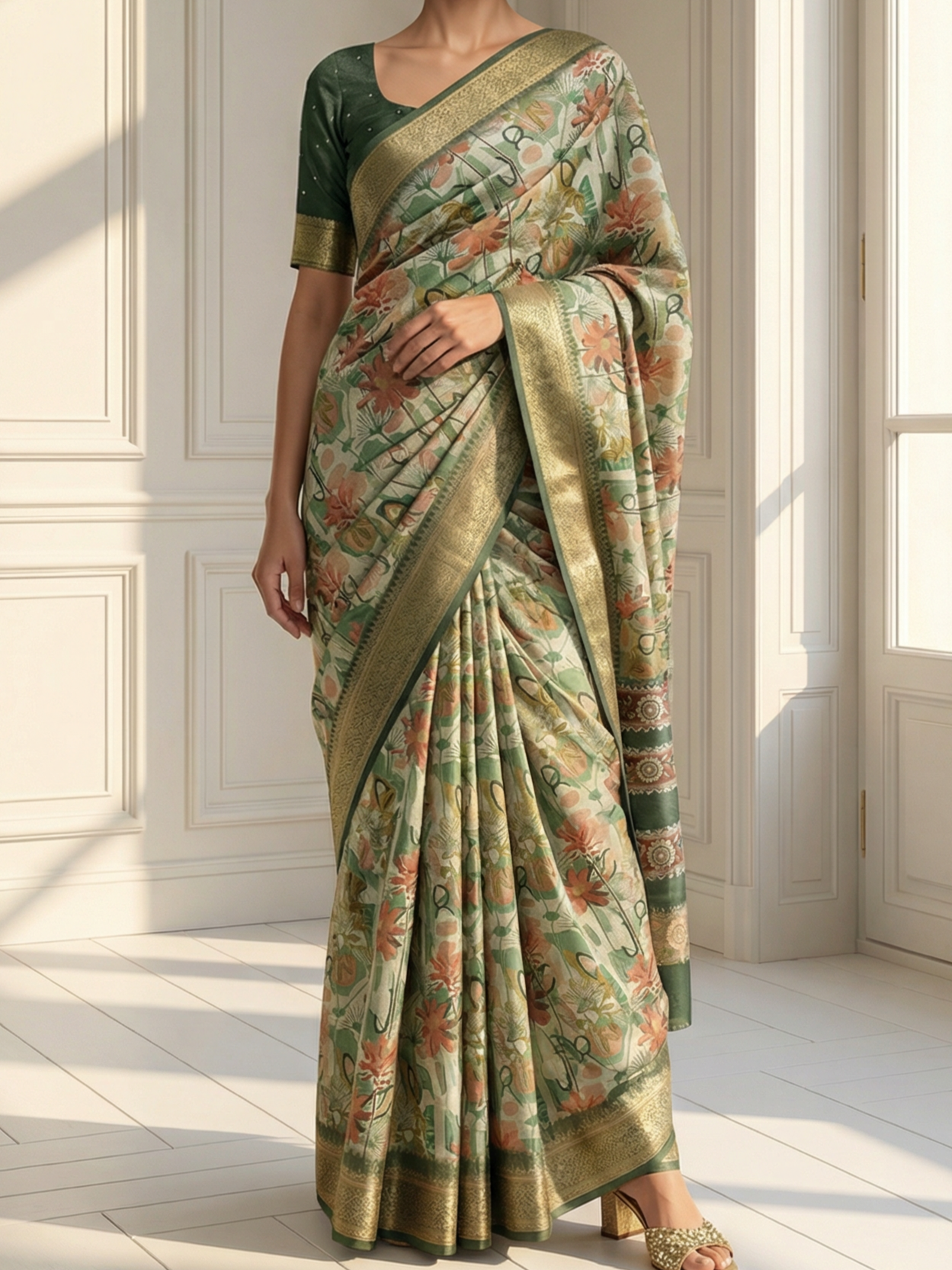 Jayshree Floral Saree