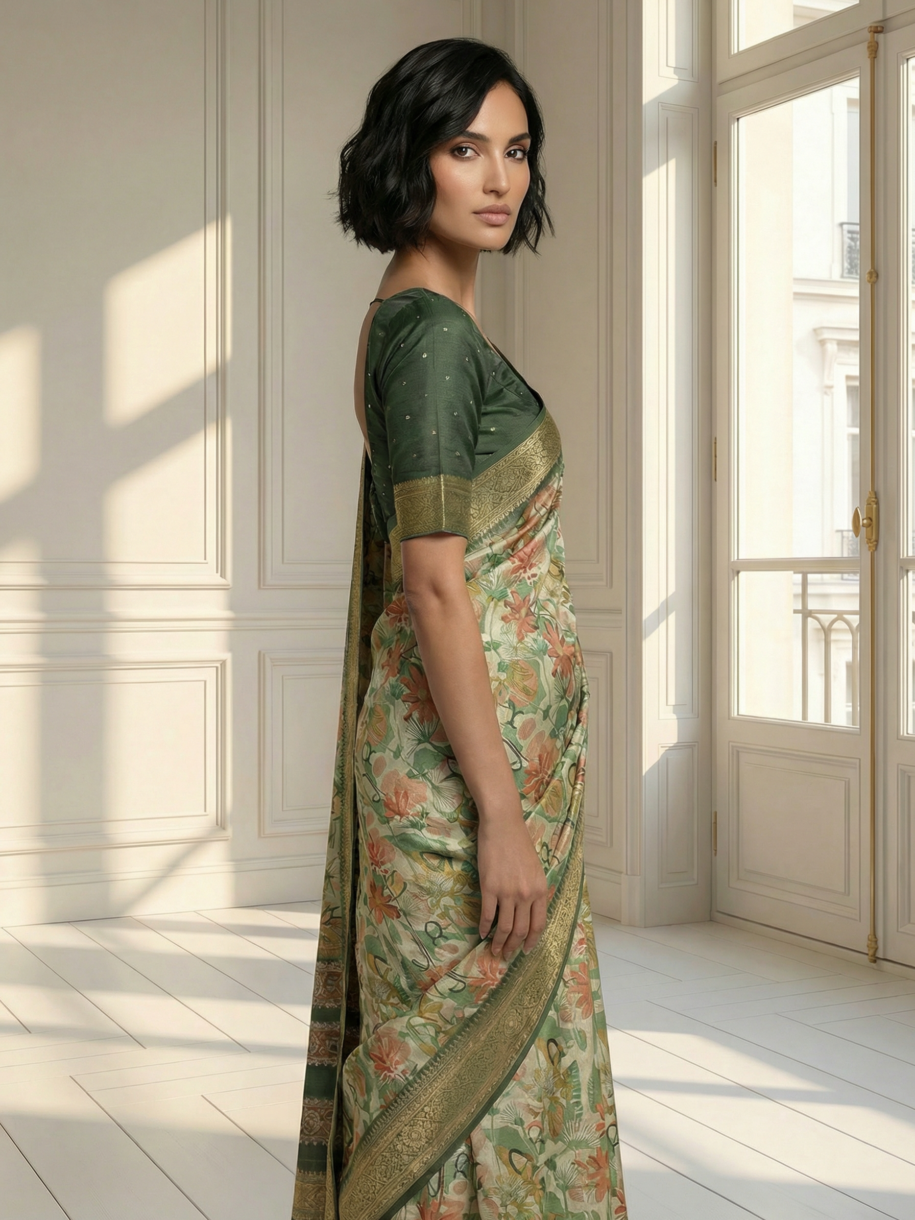 Jayshree Floral Saree