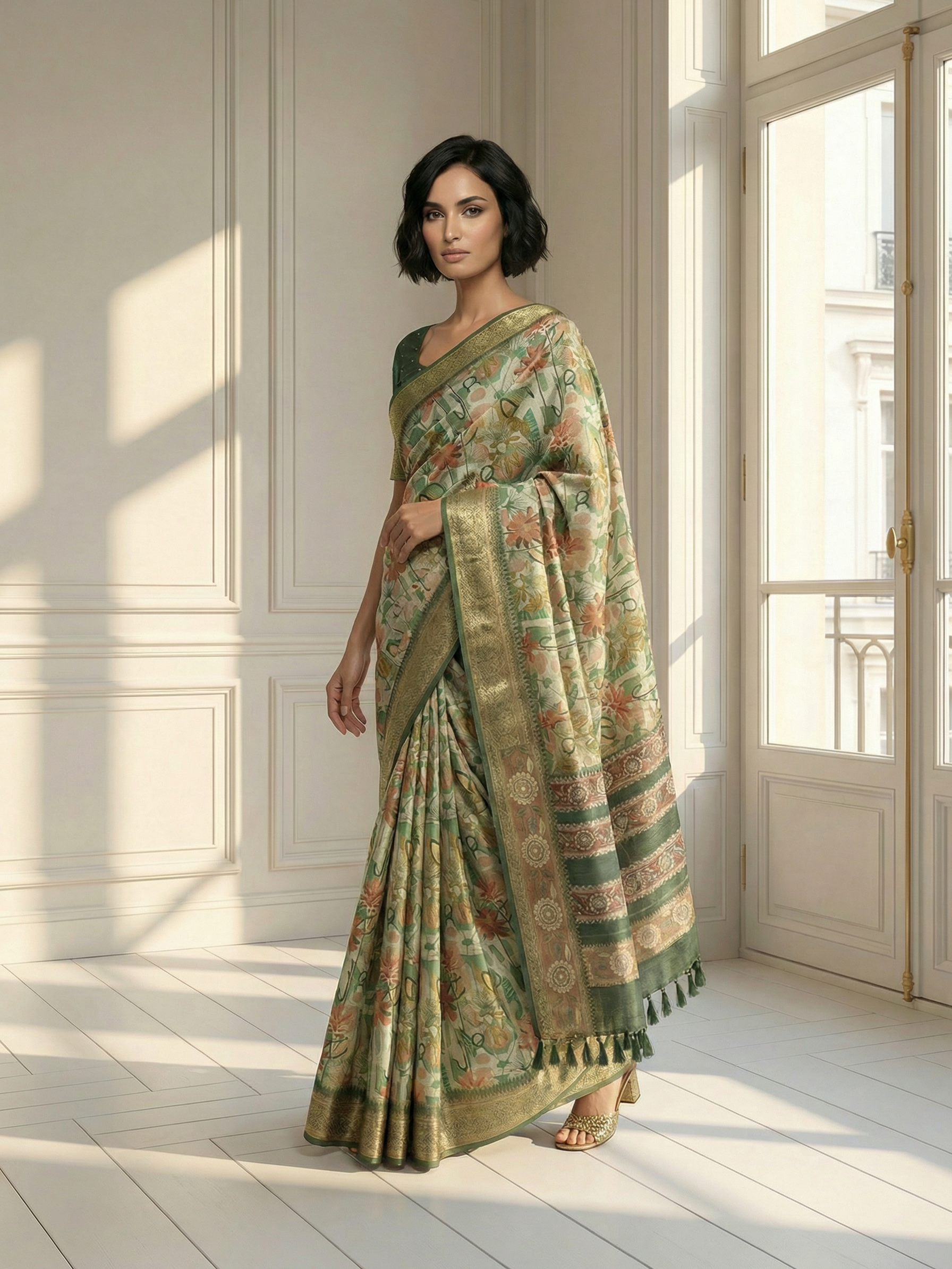 Jayshree Floral Saree