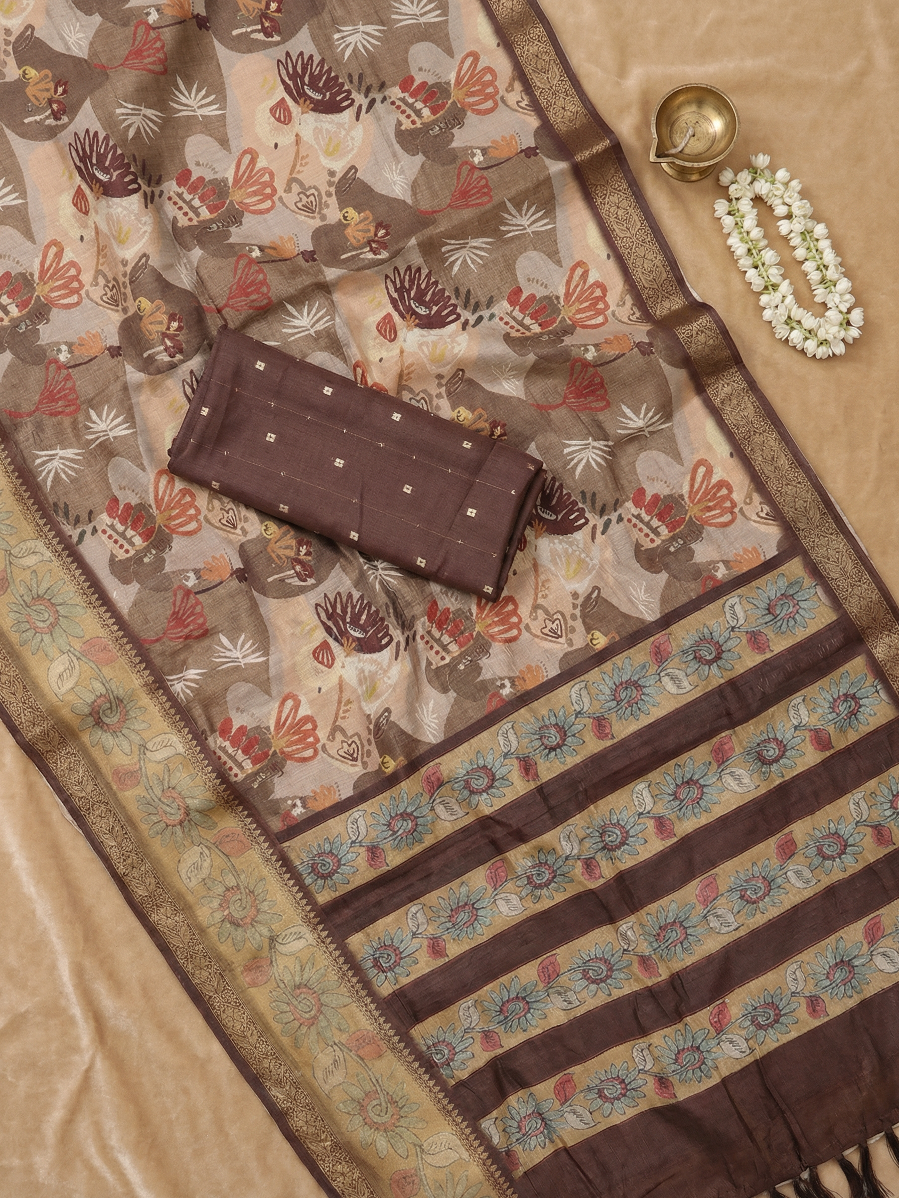 Rakhi Floral Saree