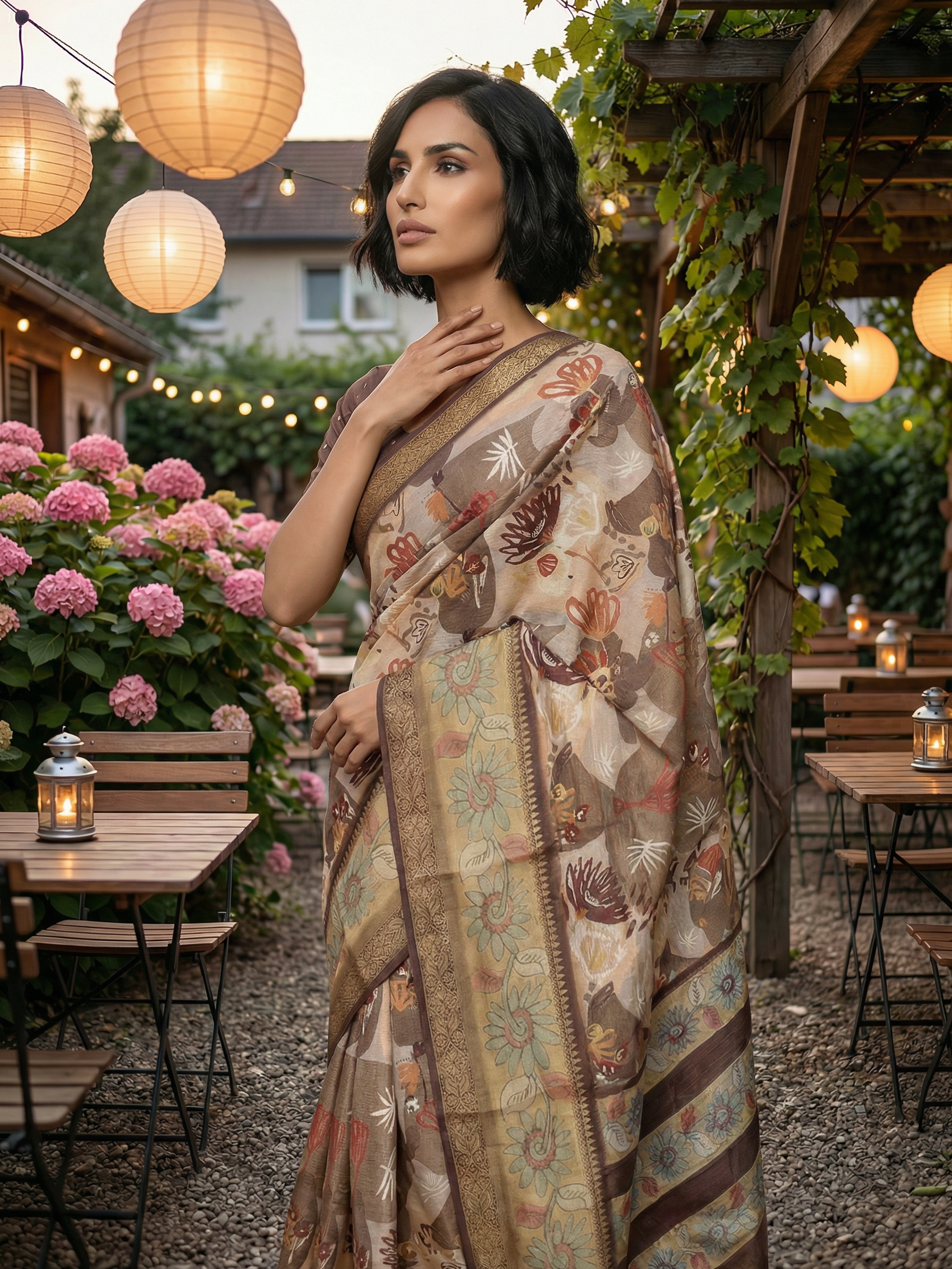 Rakhi Floral Saree