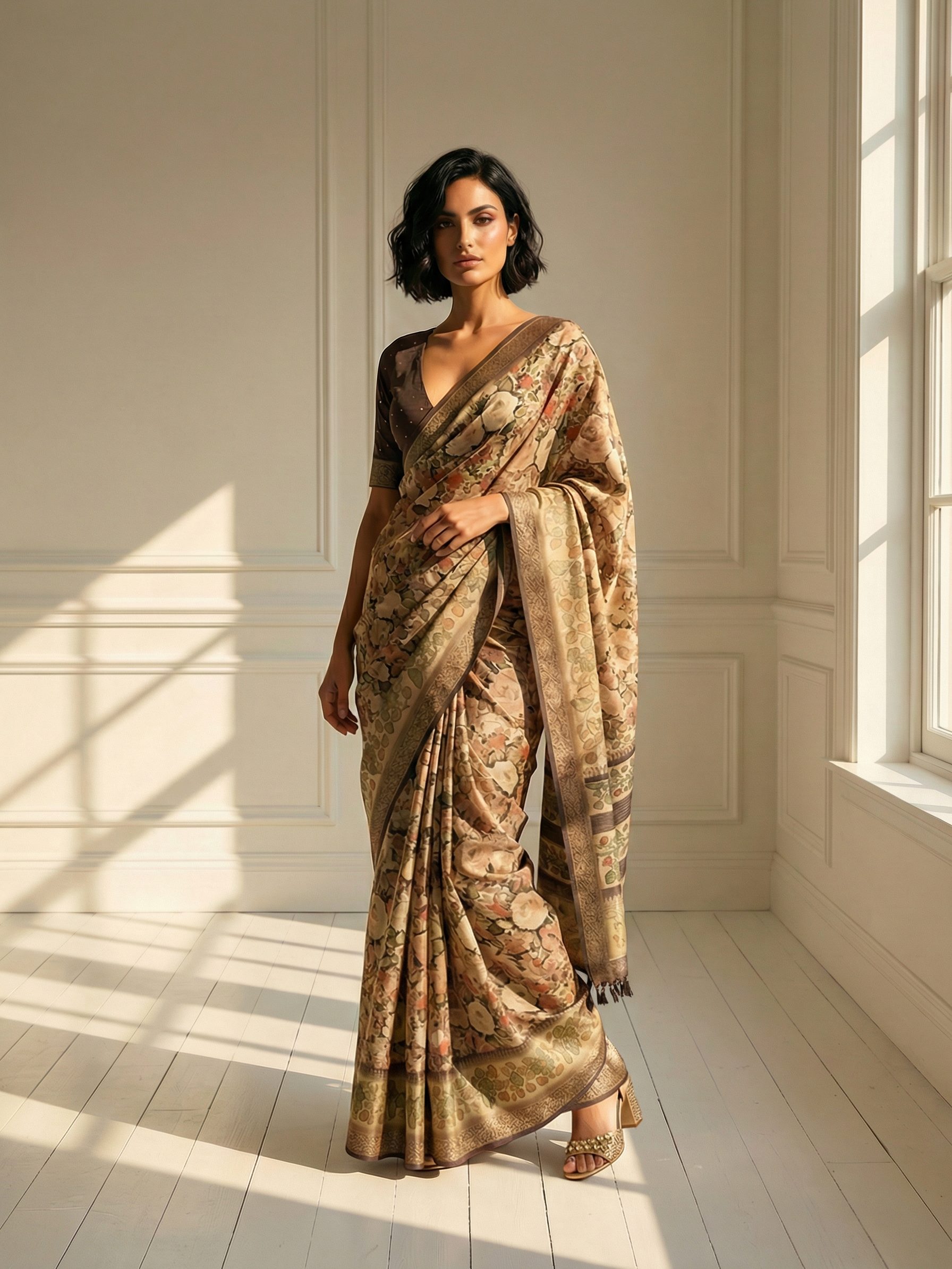 Divya Floral Saree