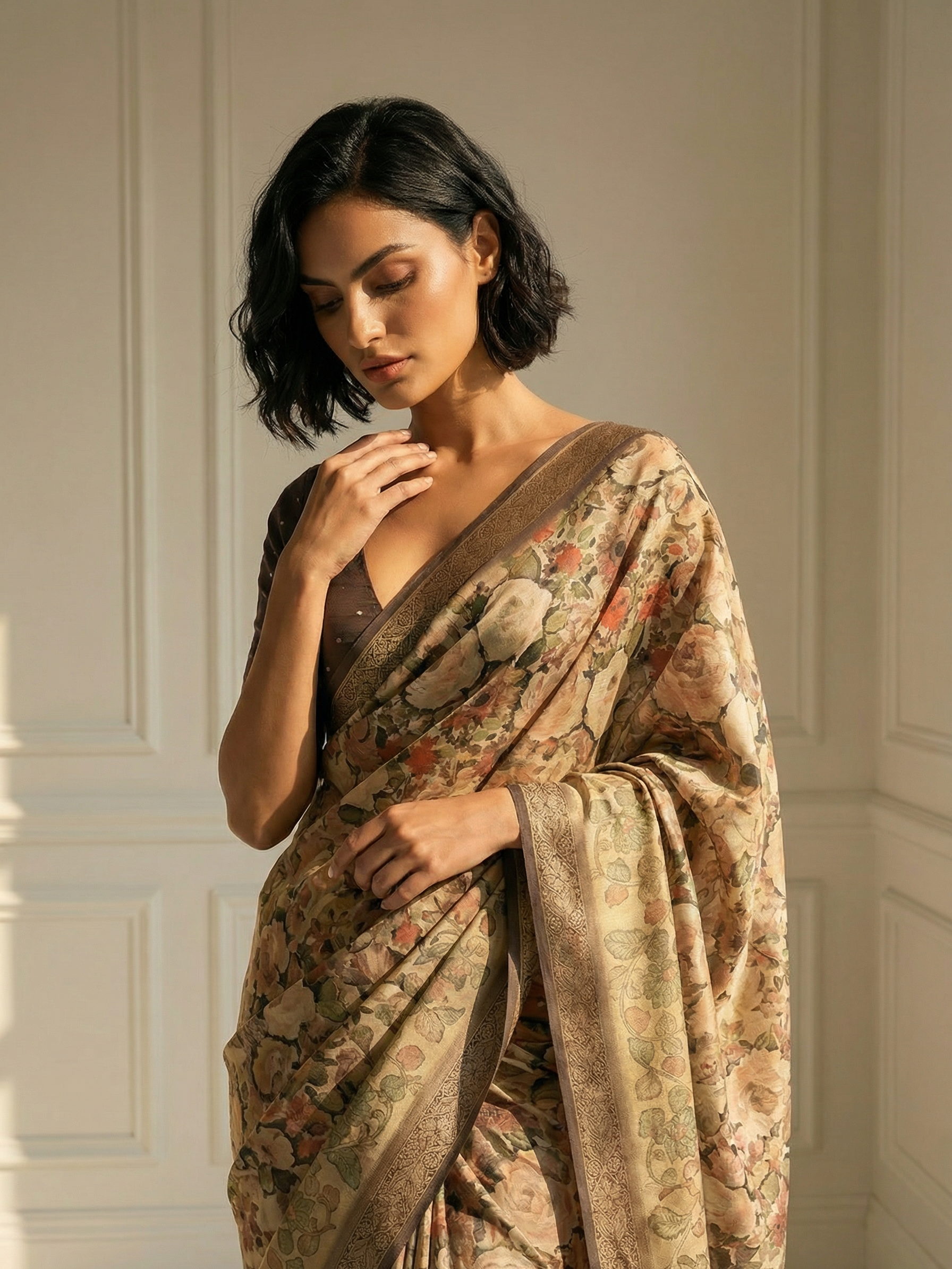 Divya Floral Saree