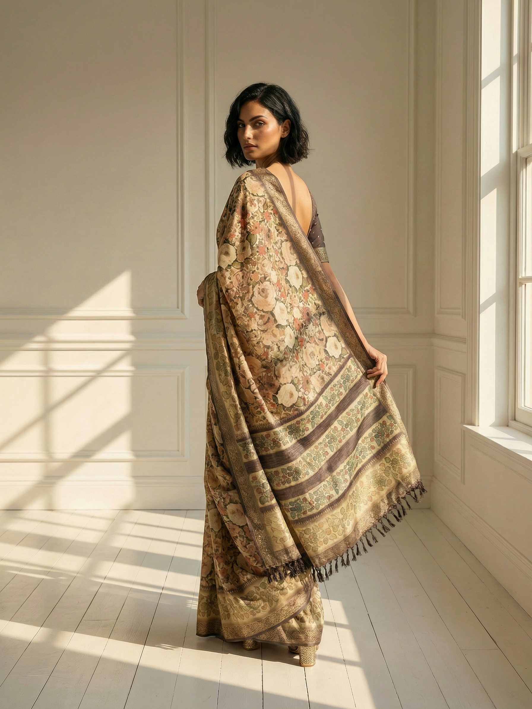 Divya Floral Saree