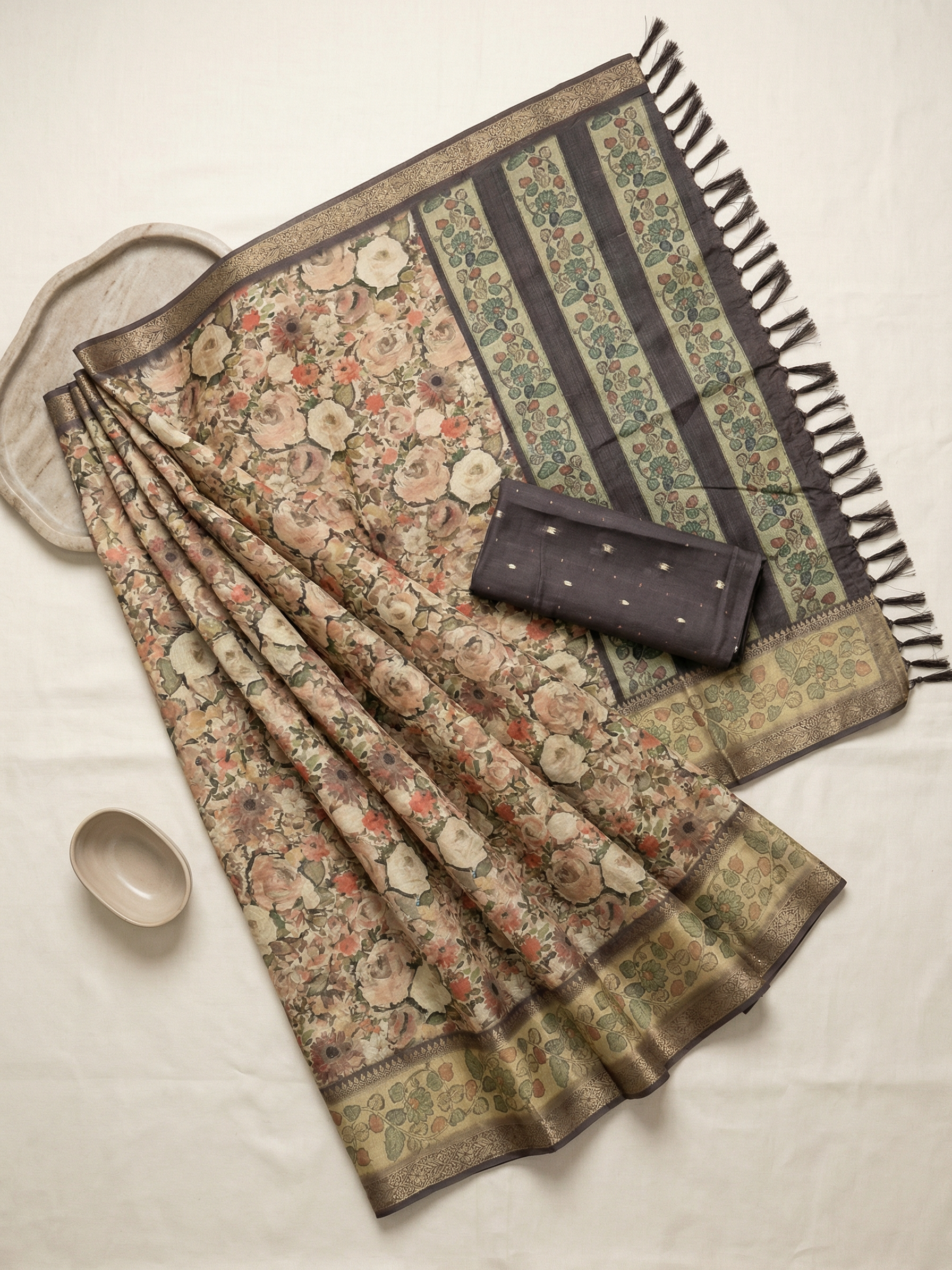 Divya Floral Saree