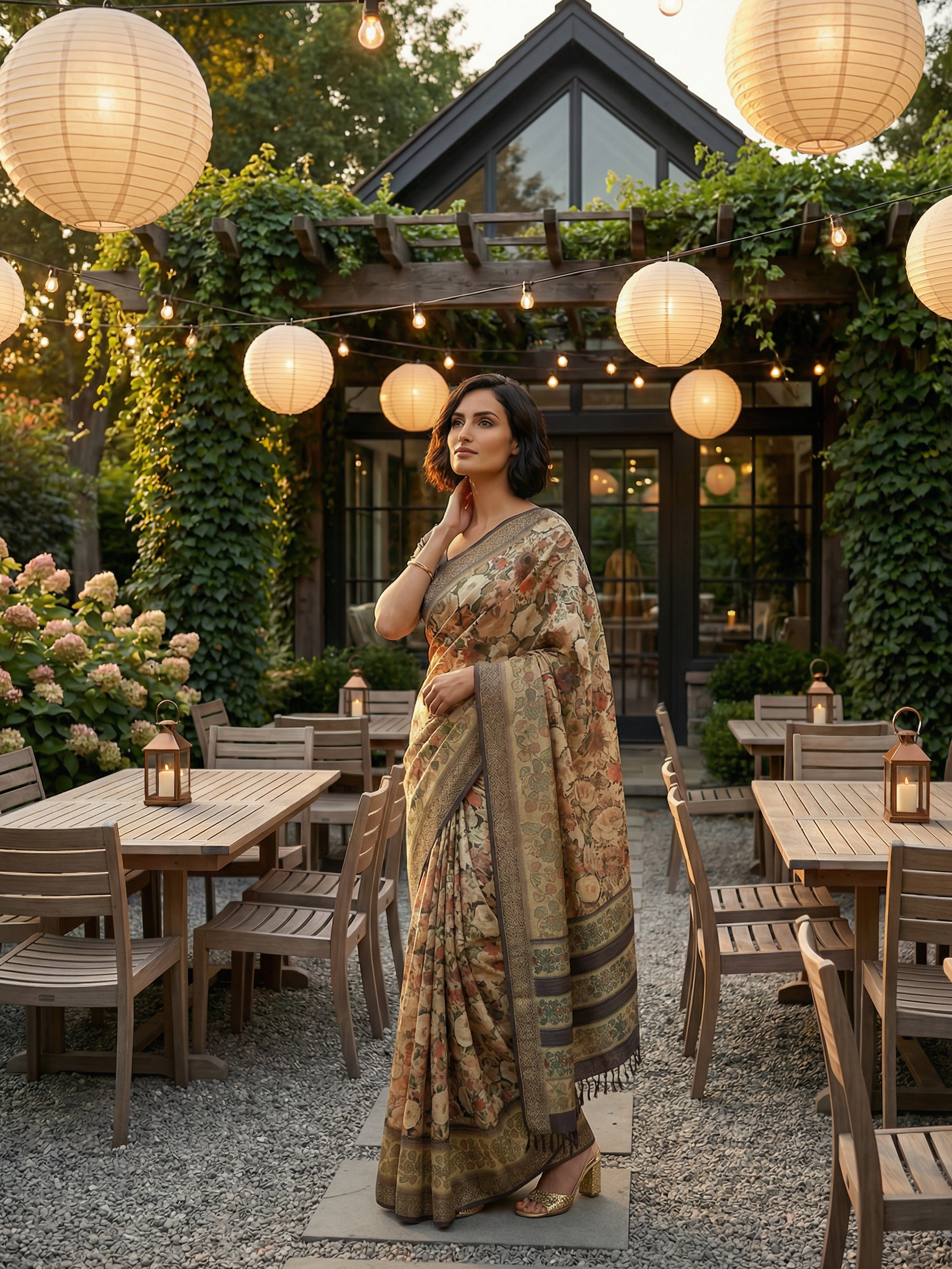 Divya Floral Saree