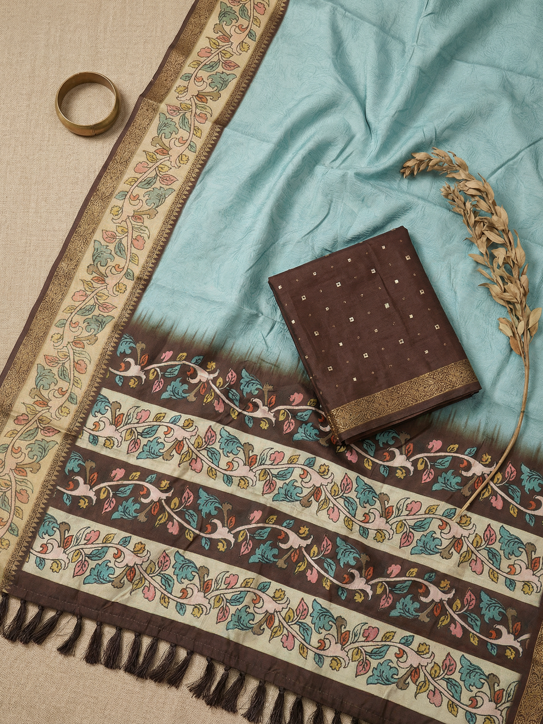 Aashna Blue Saree