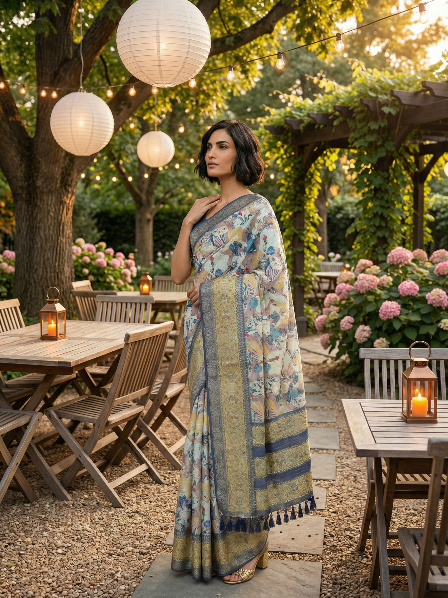 Palak Dola Silk Saree