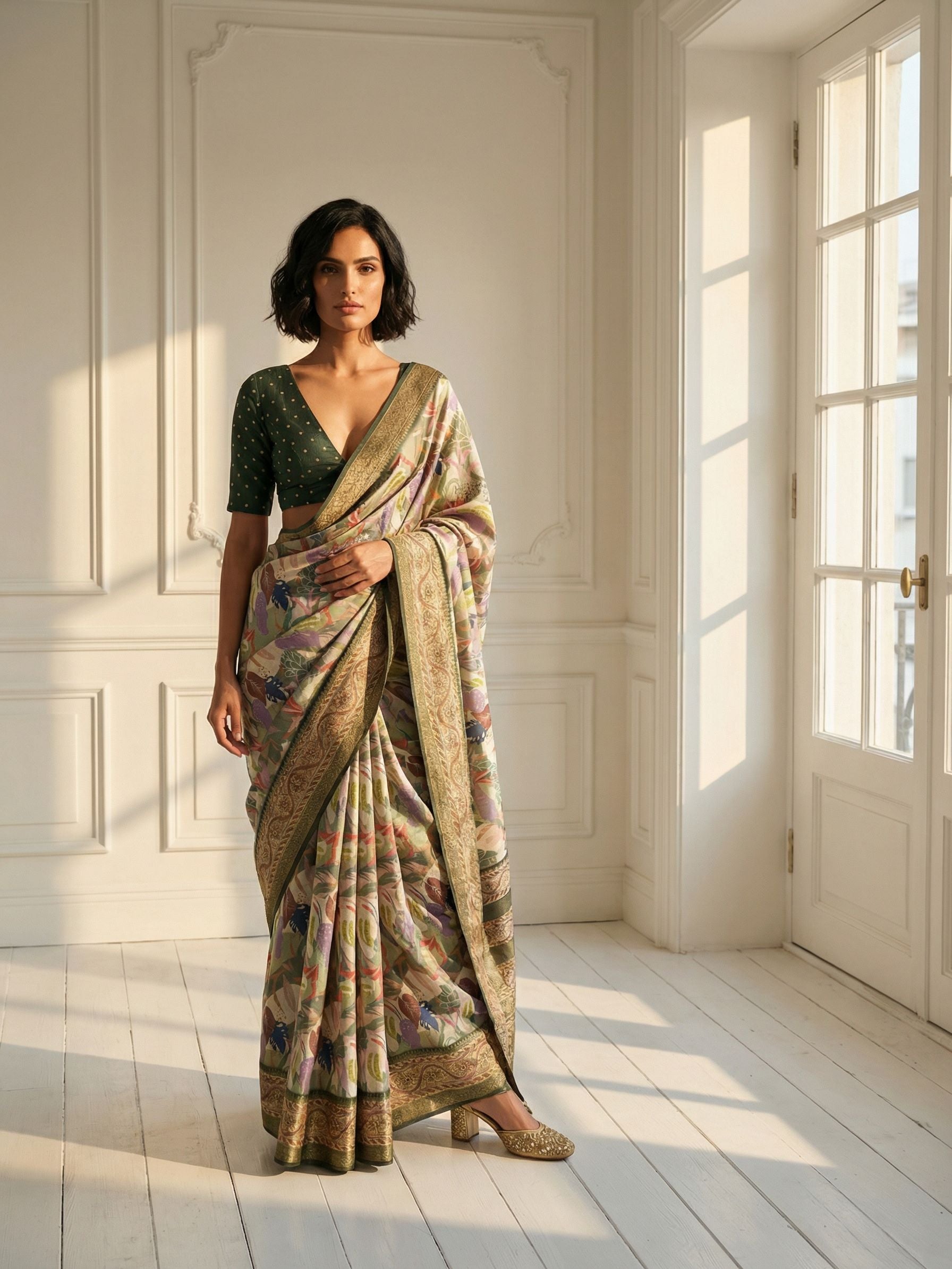 Natural Glow Saree