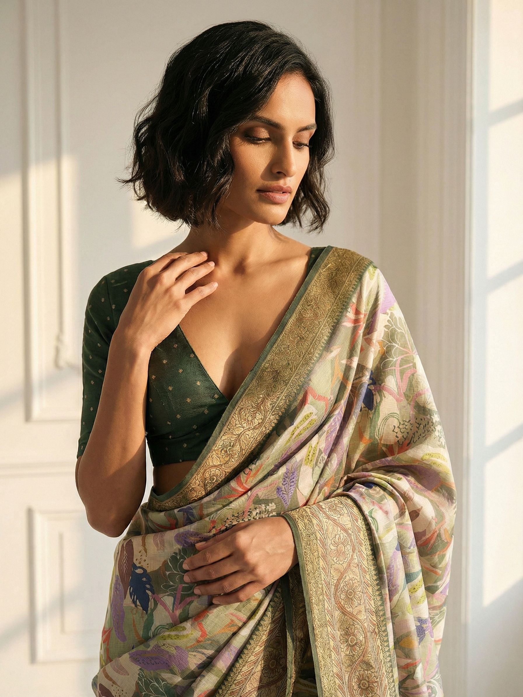 Natural Glow Saree