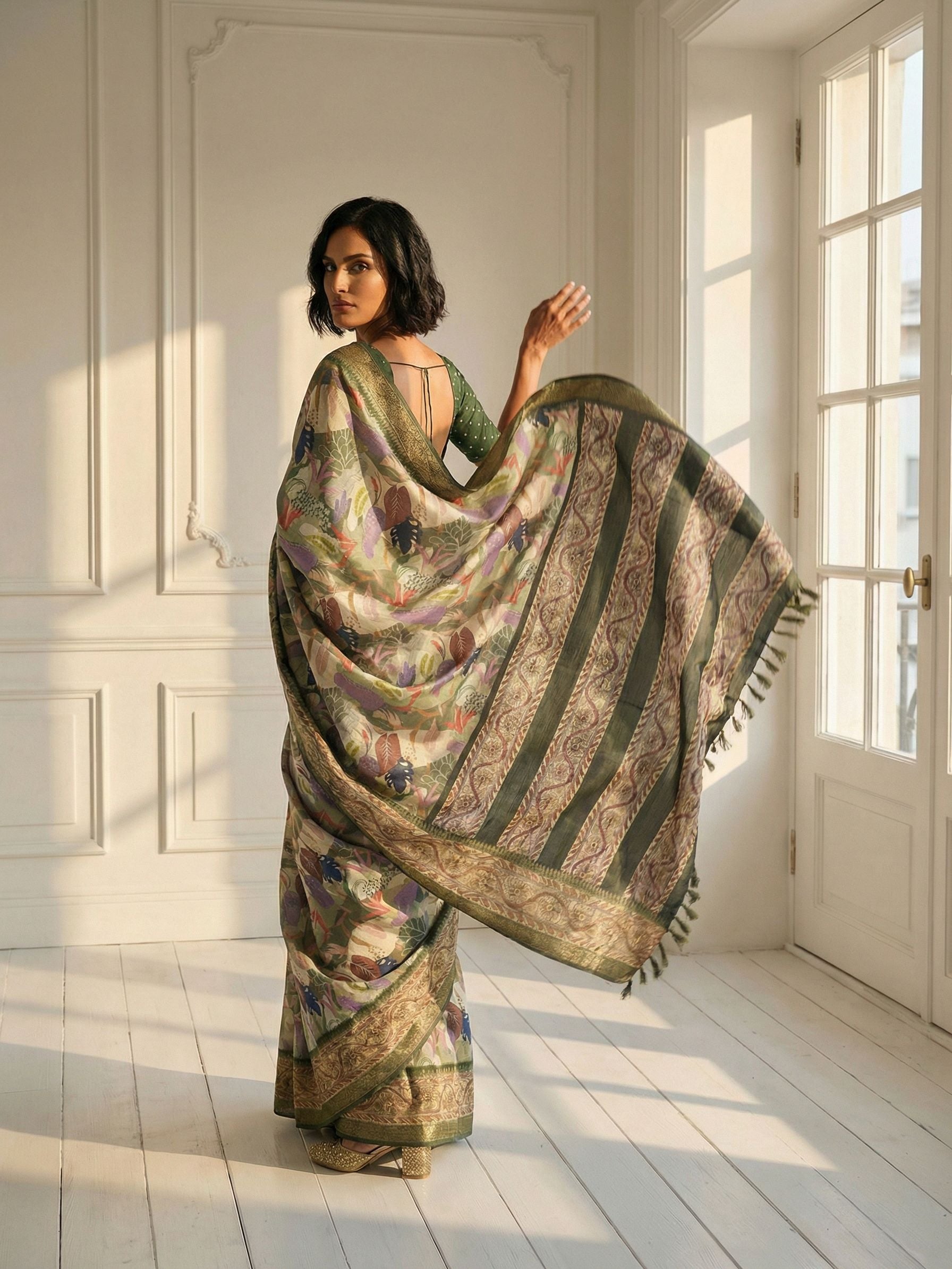 Natural Glow Saree