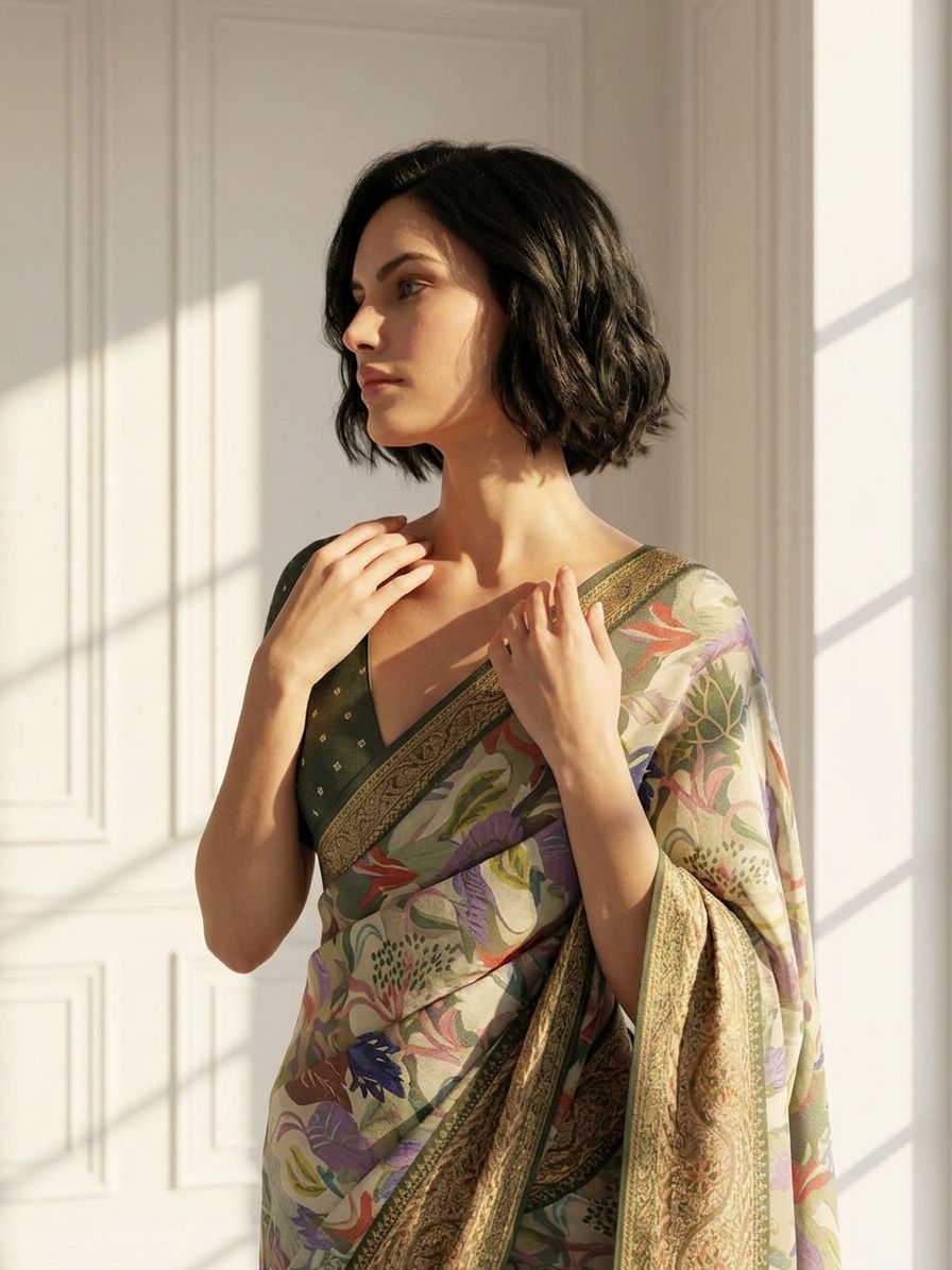 Natural Glow Saree