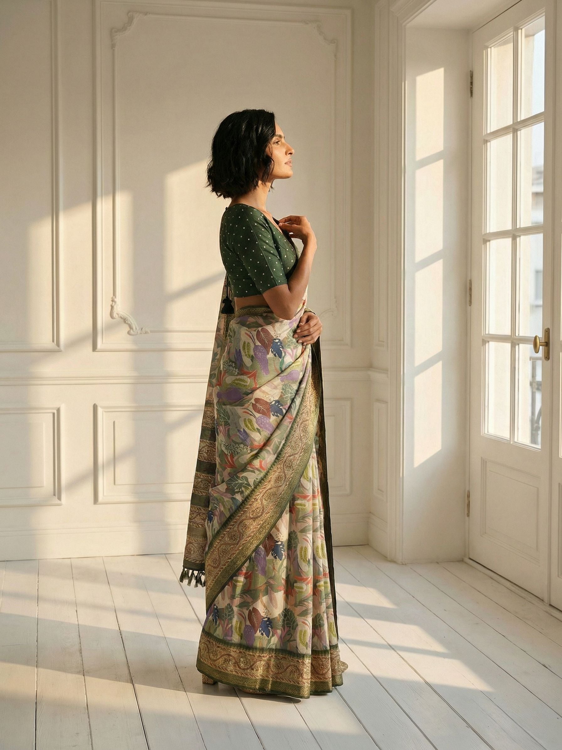 Natural Glow Saree