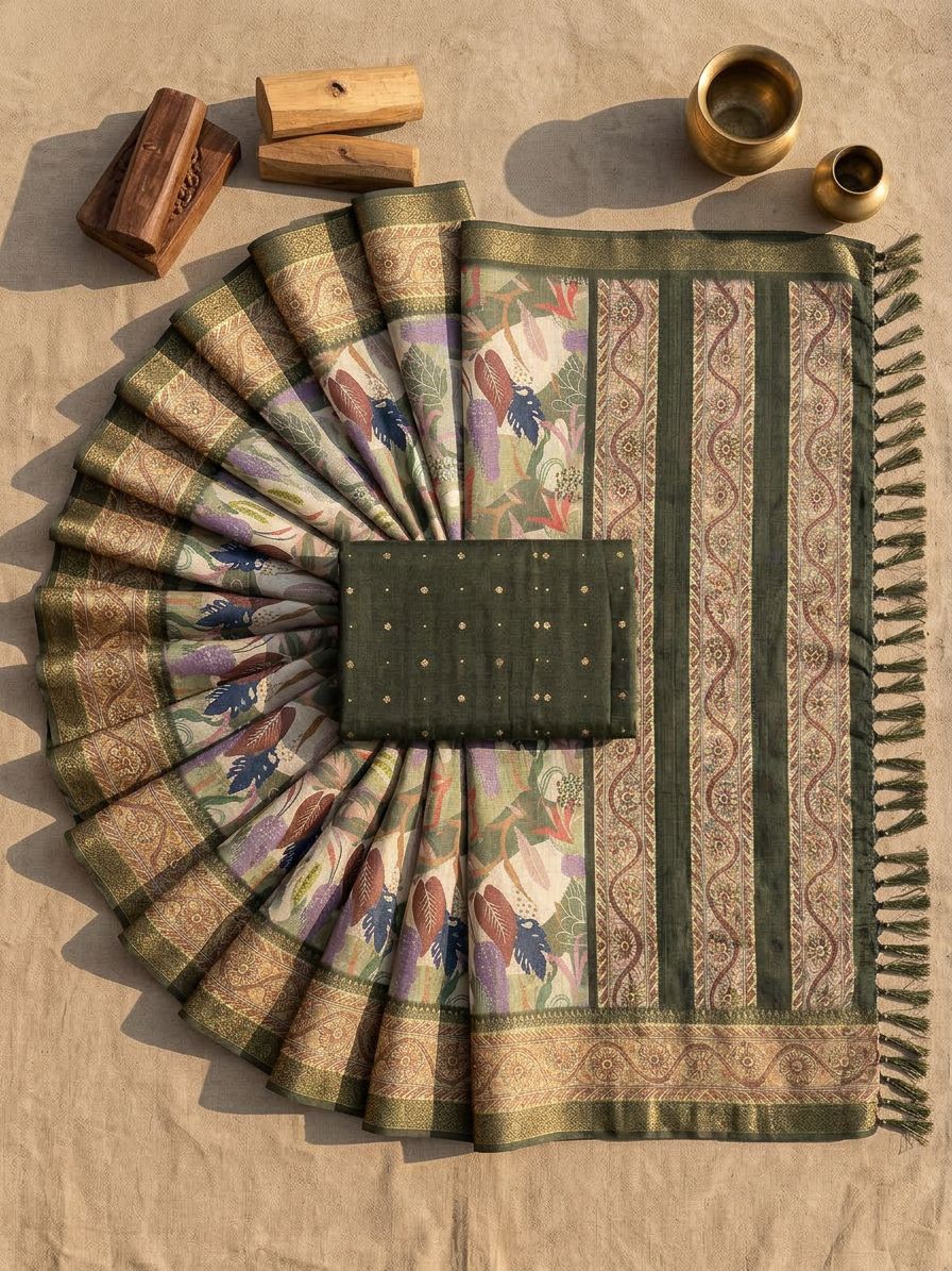 Natural Glow Saree