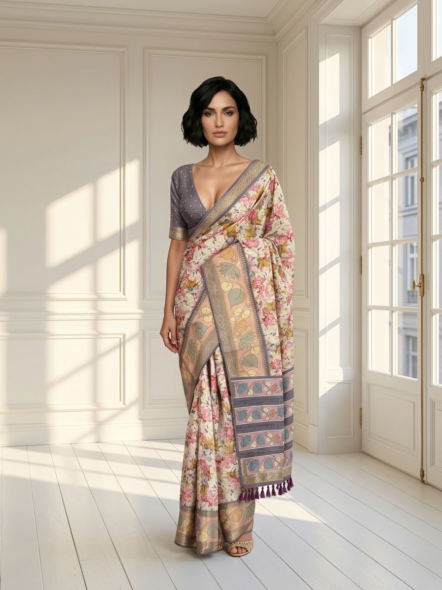 Summer Garden Saree