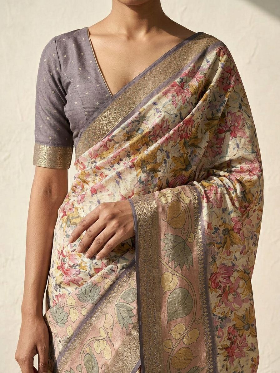 Summer Garden Saree