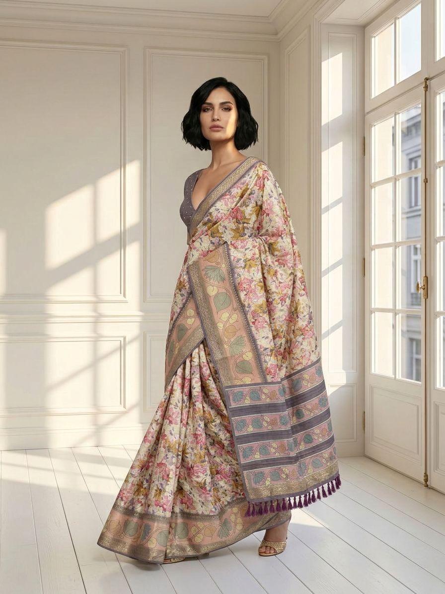 Summer Garden Saree