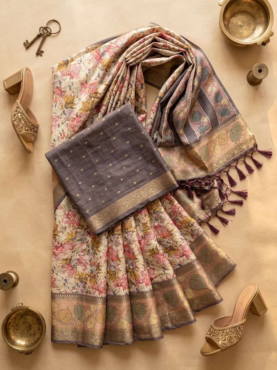 Summer Garden Saree