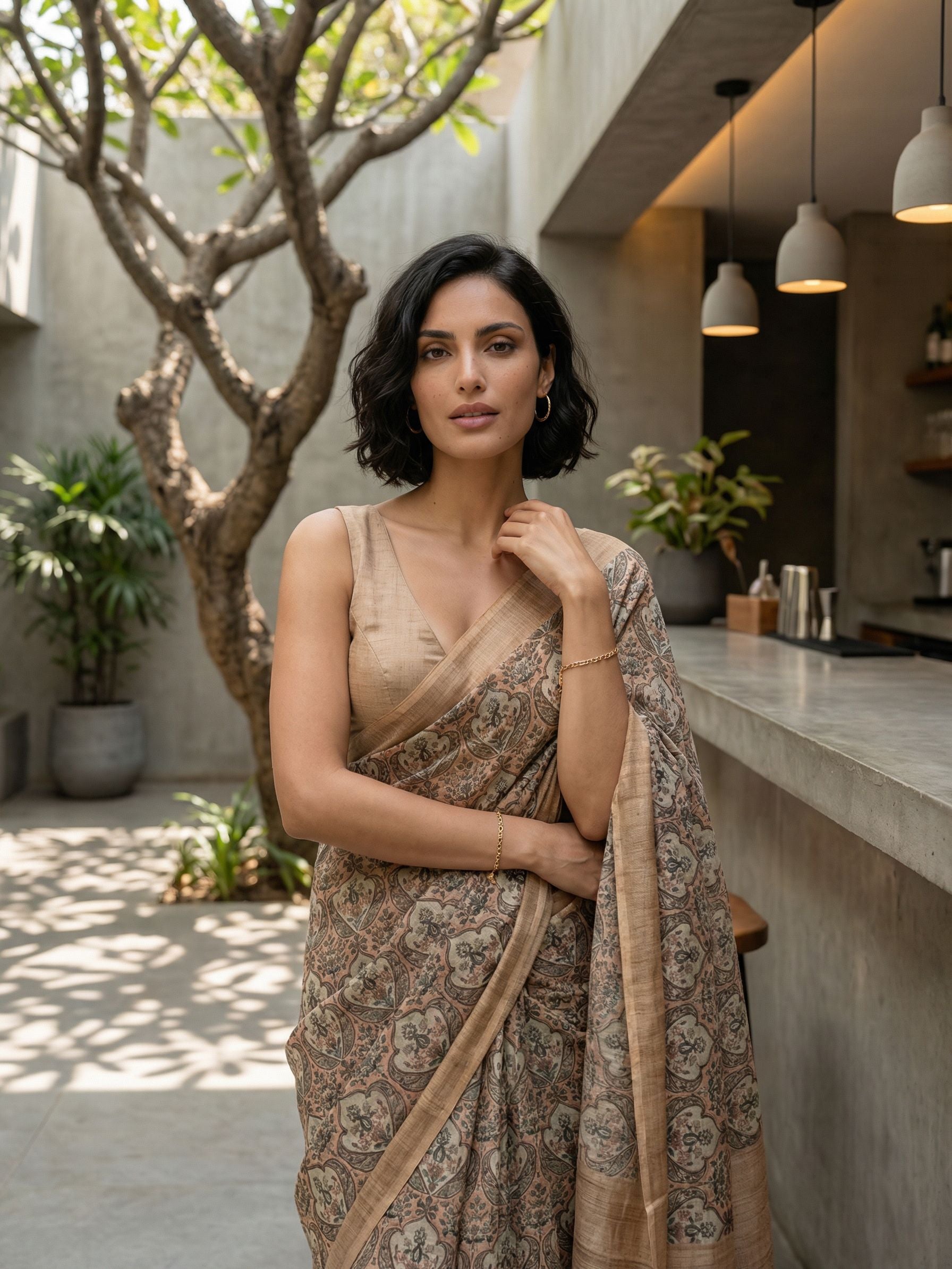Sand Swirls Saree