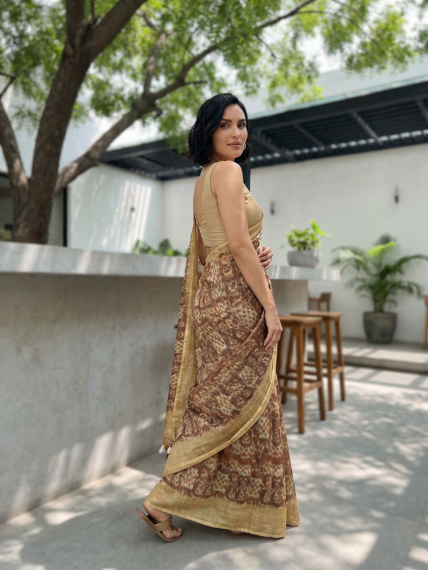 Sana Ikkat Saree