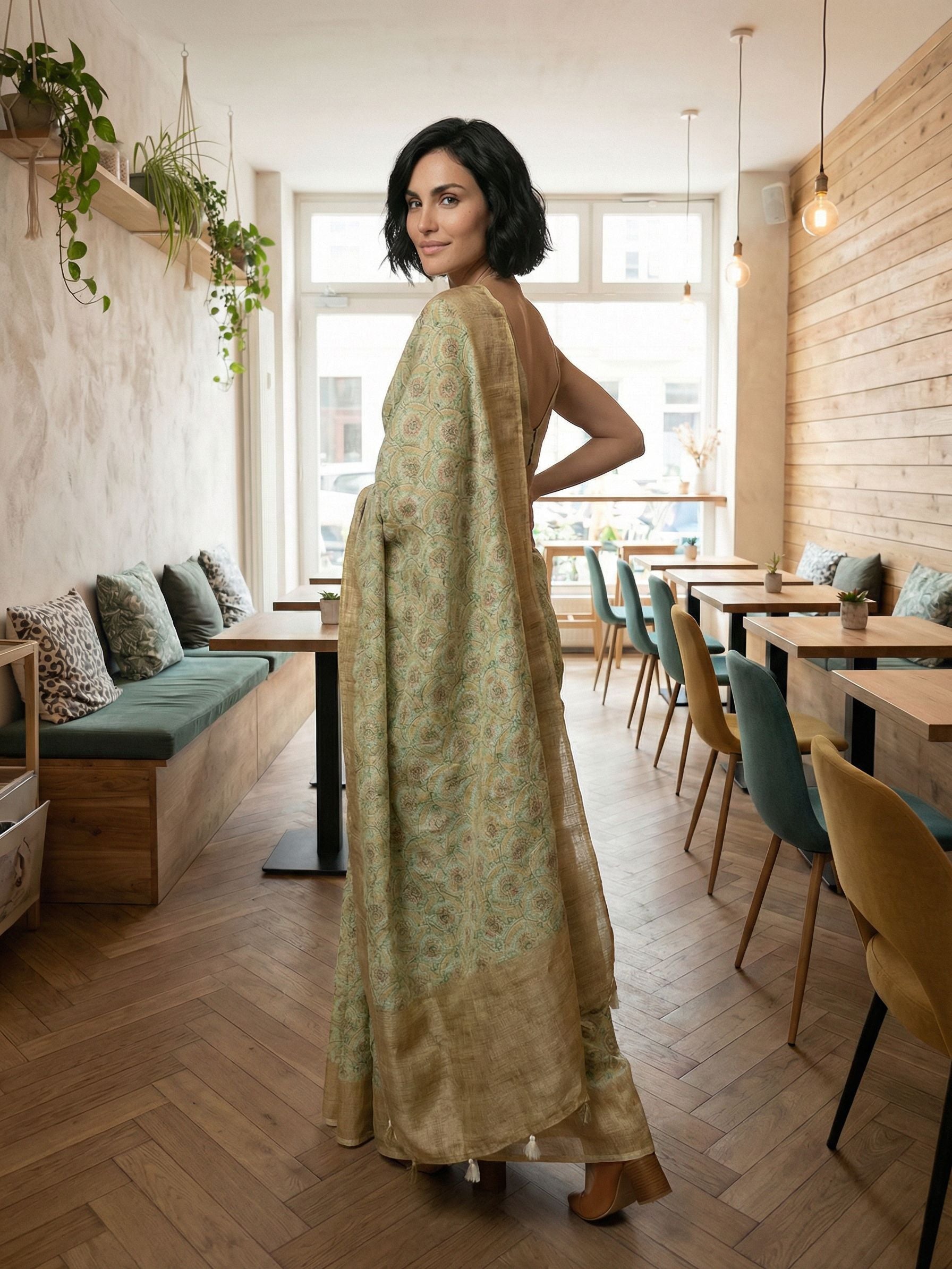 Misha Floral Saree