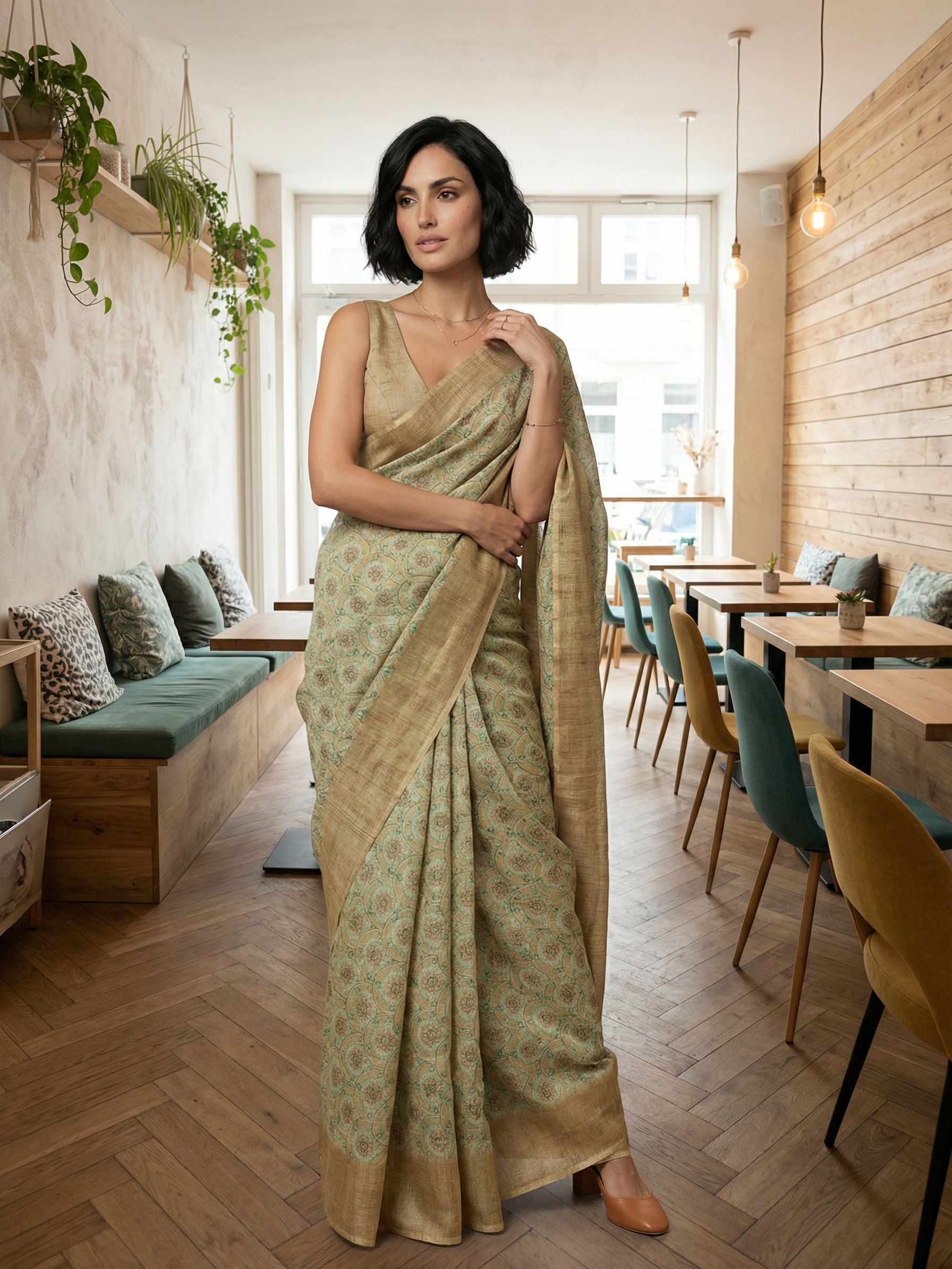 Misha Floral Saree
