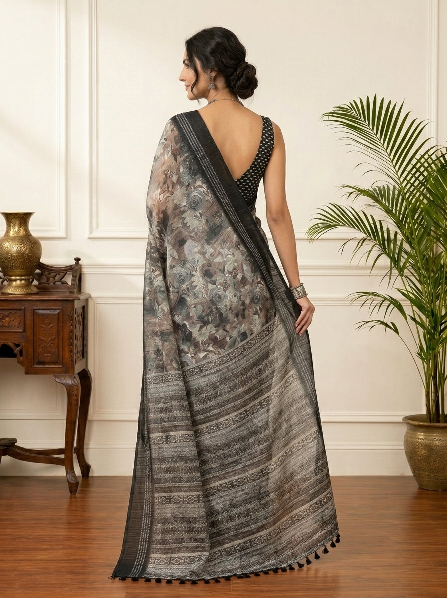 Black Grace Saree