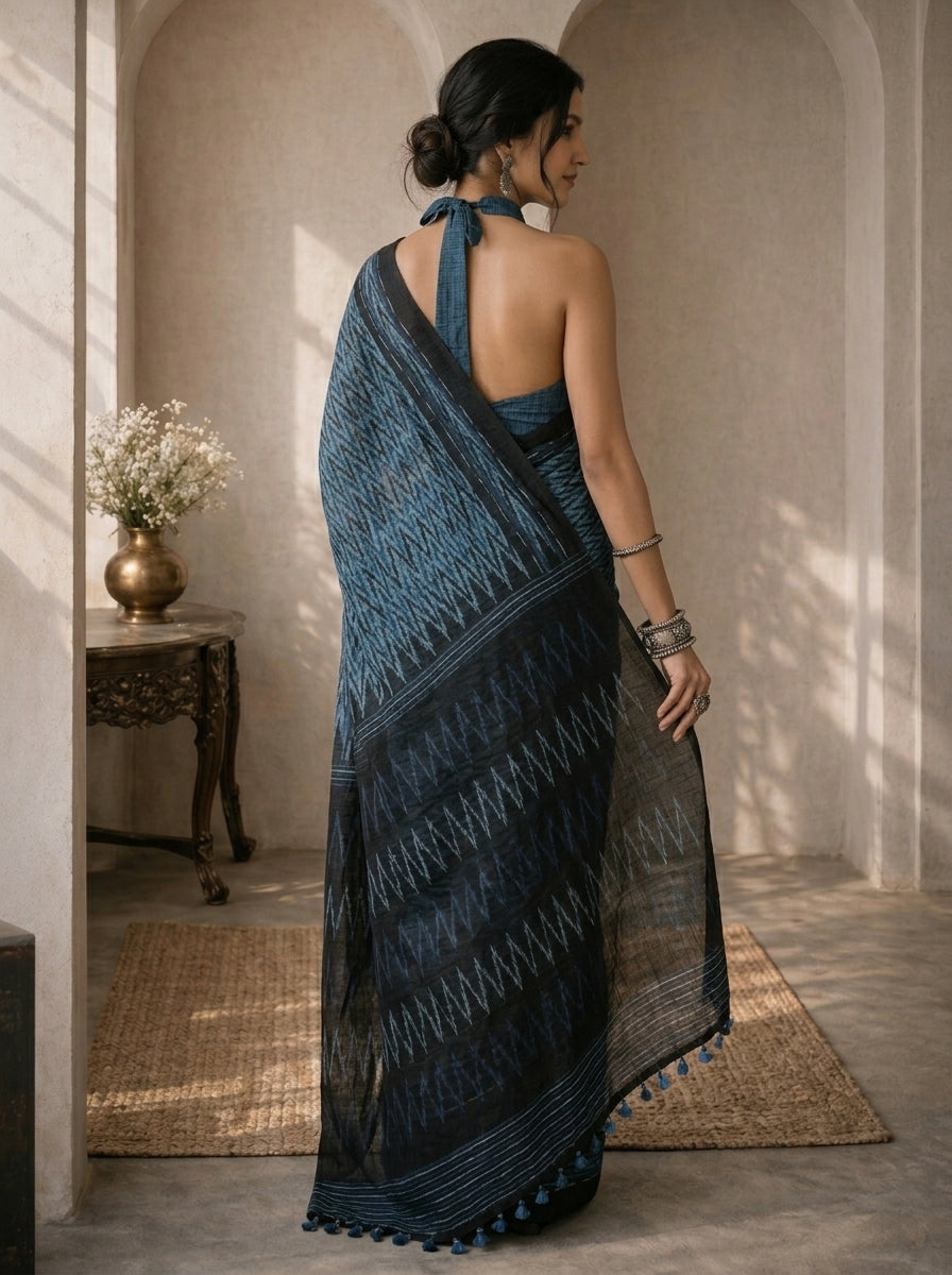 Riva Blue Saree