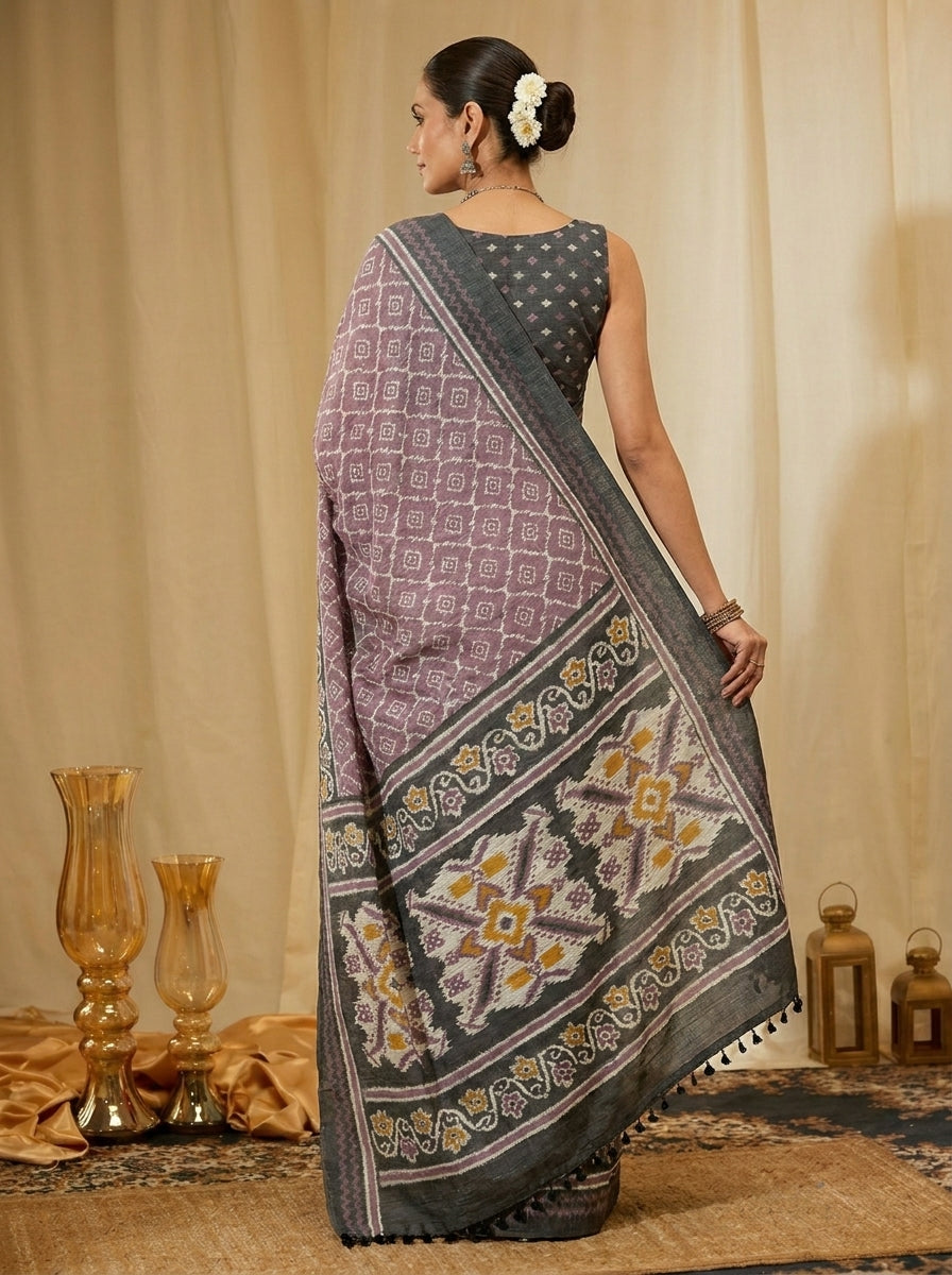 Mauve Mist Saree