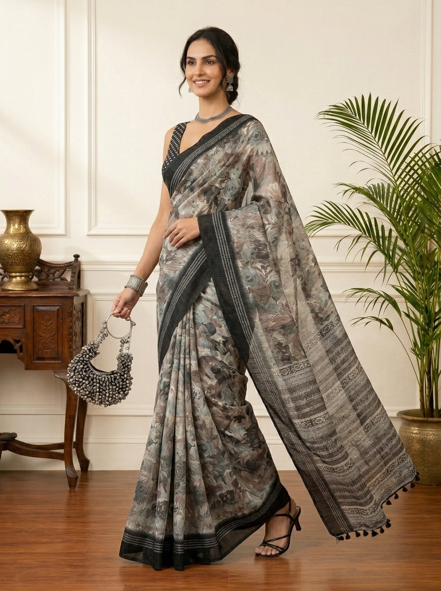 Black Grace Saree