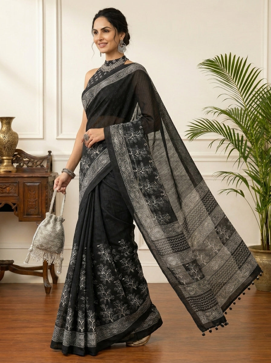Black Radiance Saree
