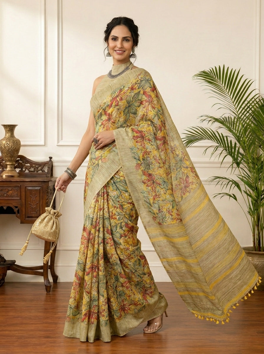 Kavya Floral Saree