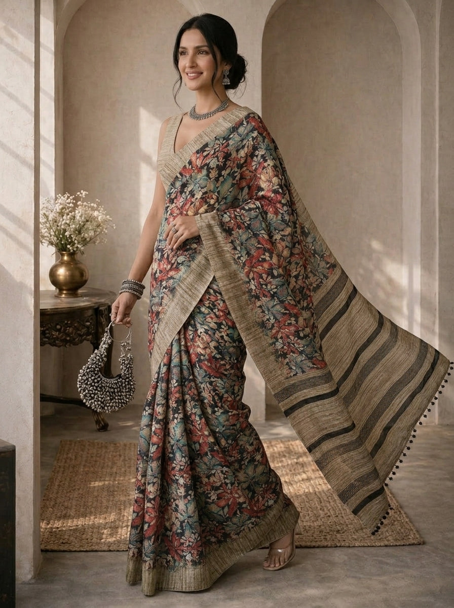 Saanvi Floral Saree