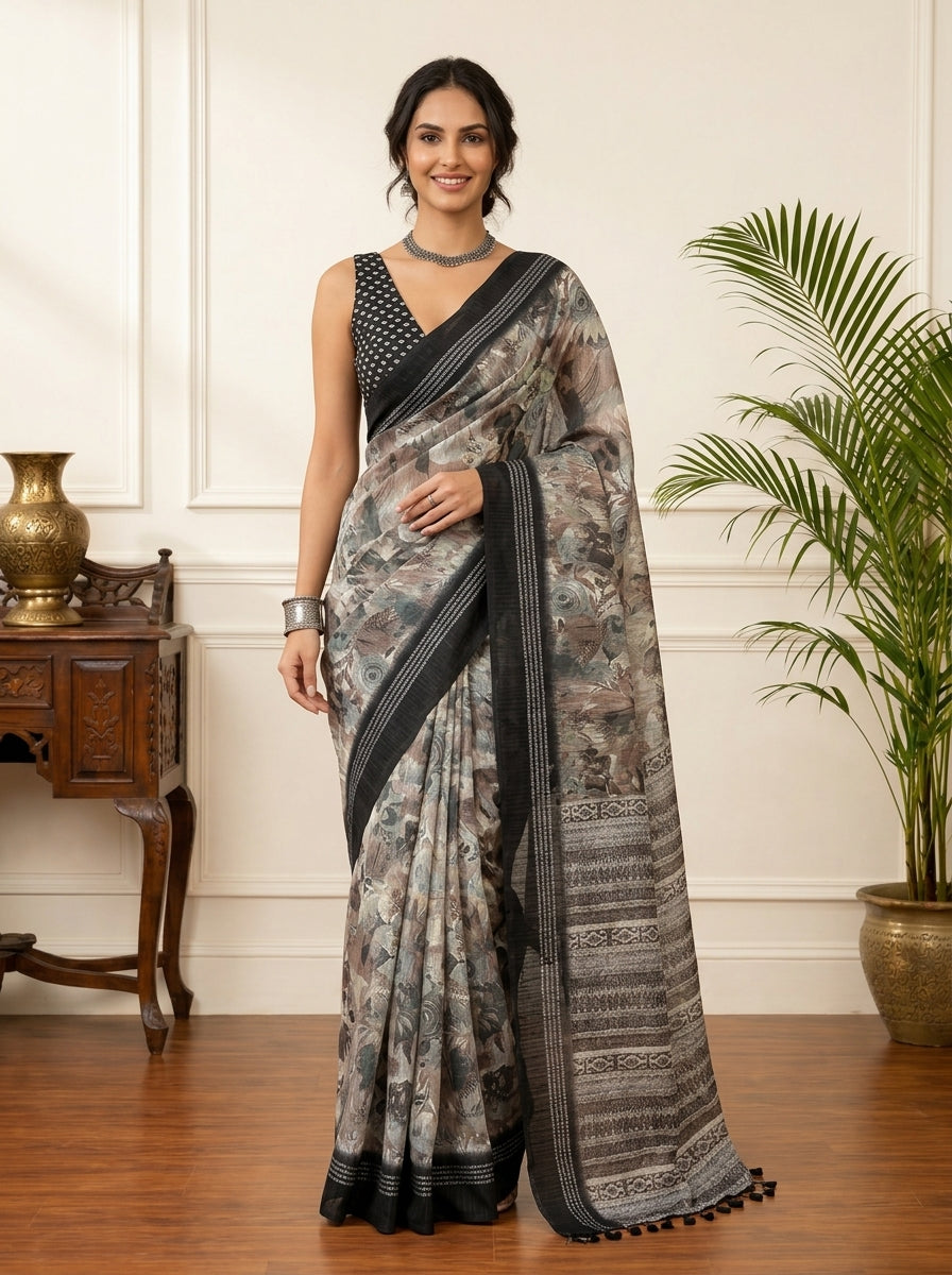 Black Grace Saree