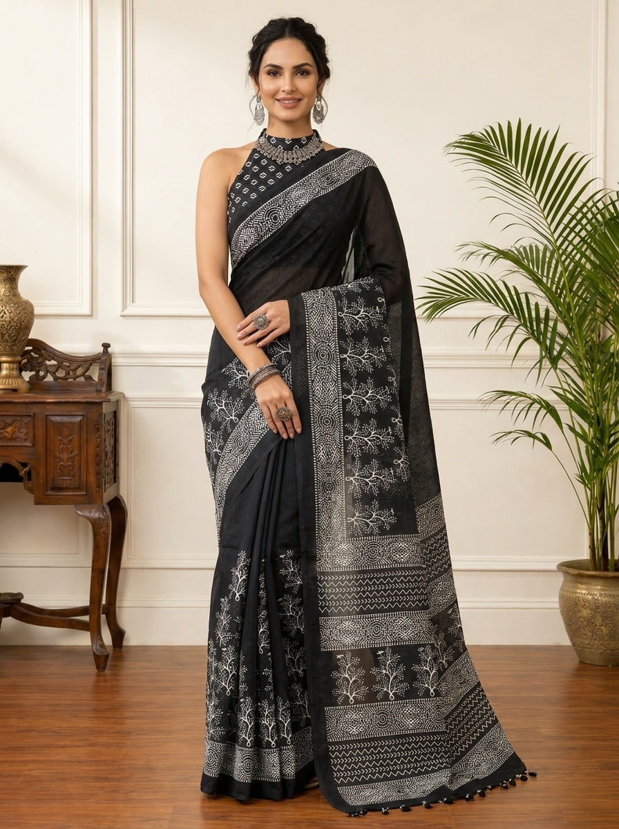 Black Radiance Saree