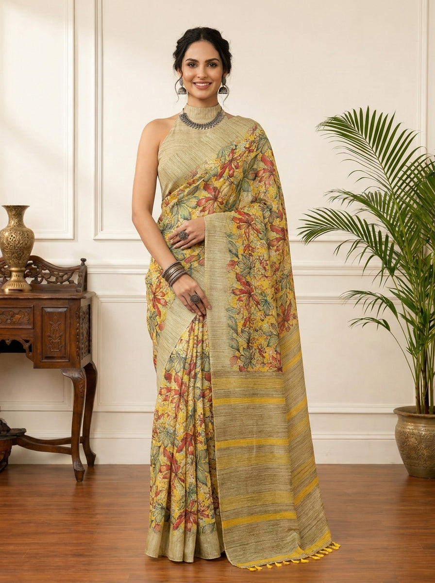 Kavya Floral Saree
