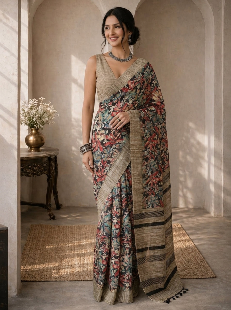 Saanvi Floral Saree