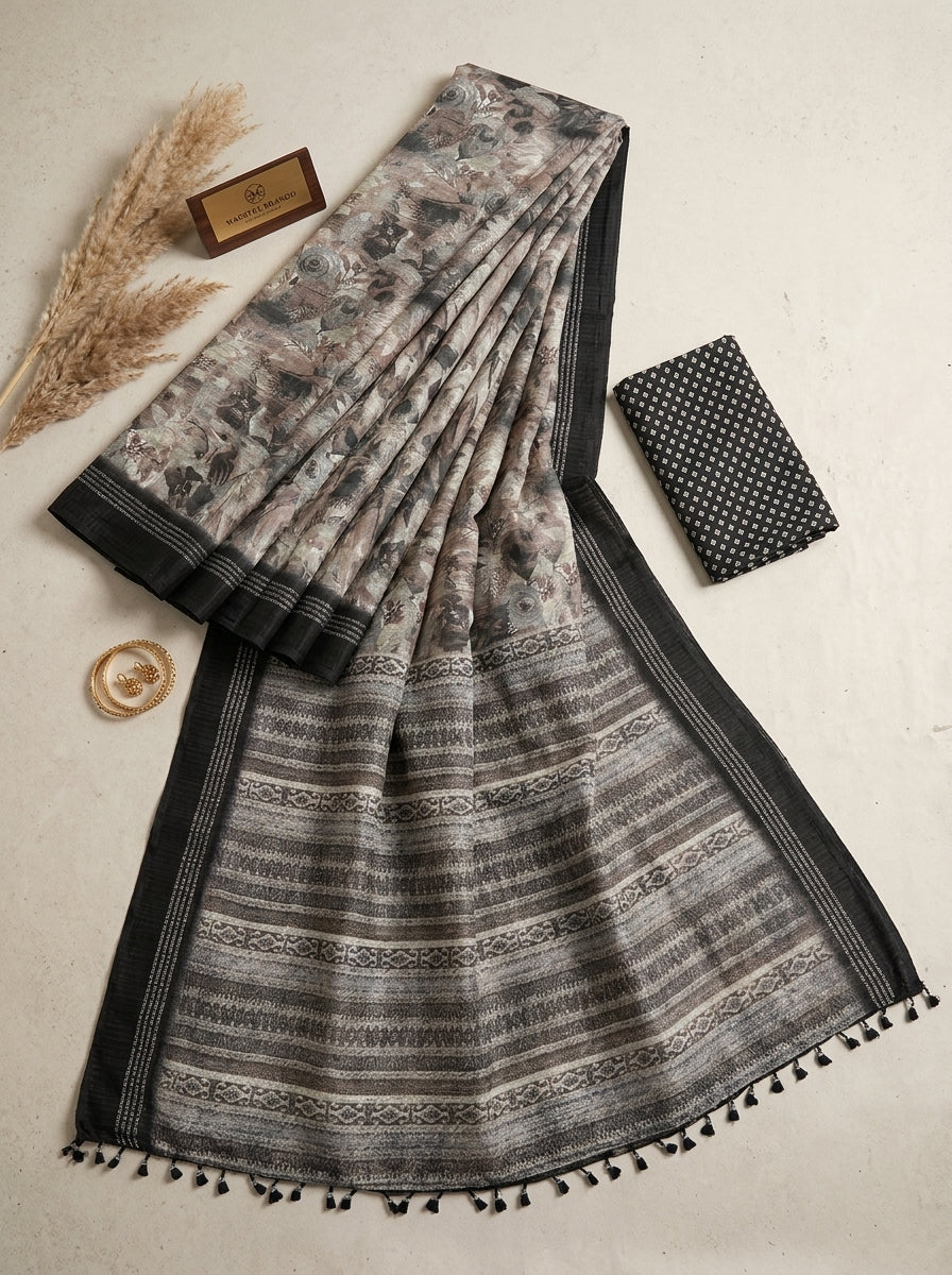 Black Grace Saree