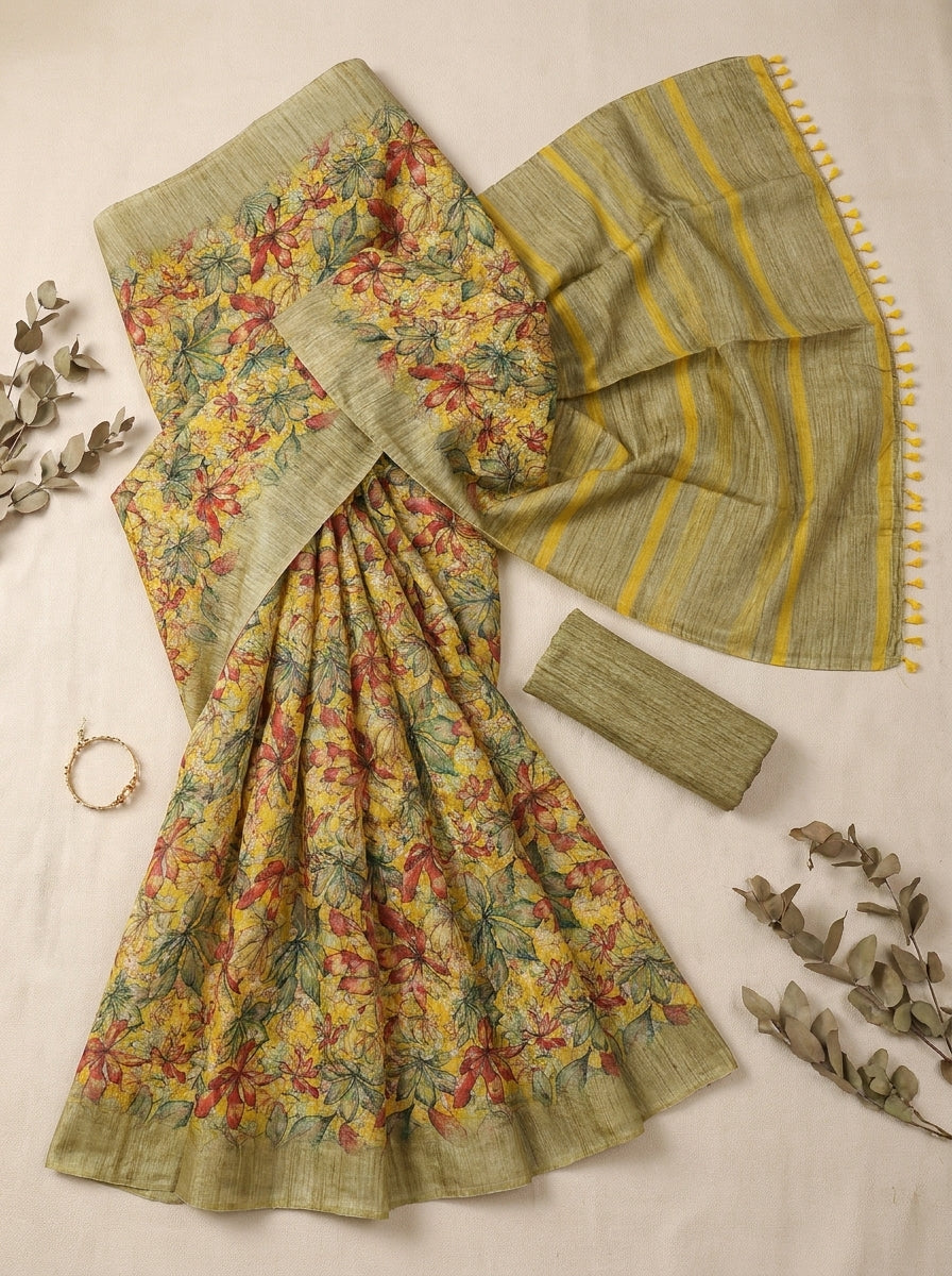 Kavya Floral Saree