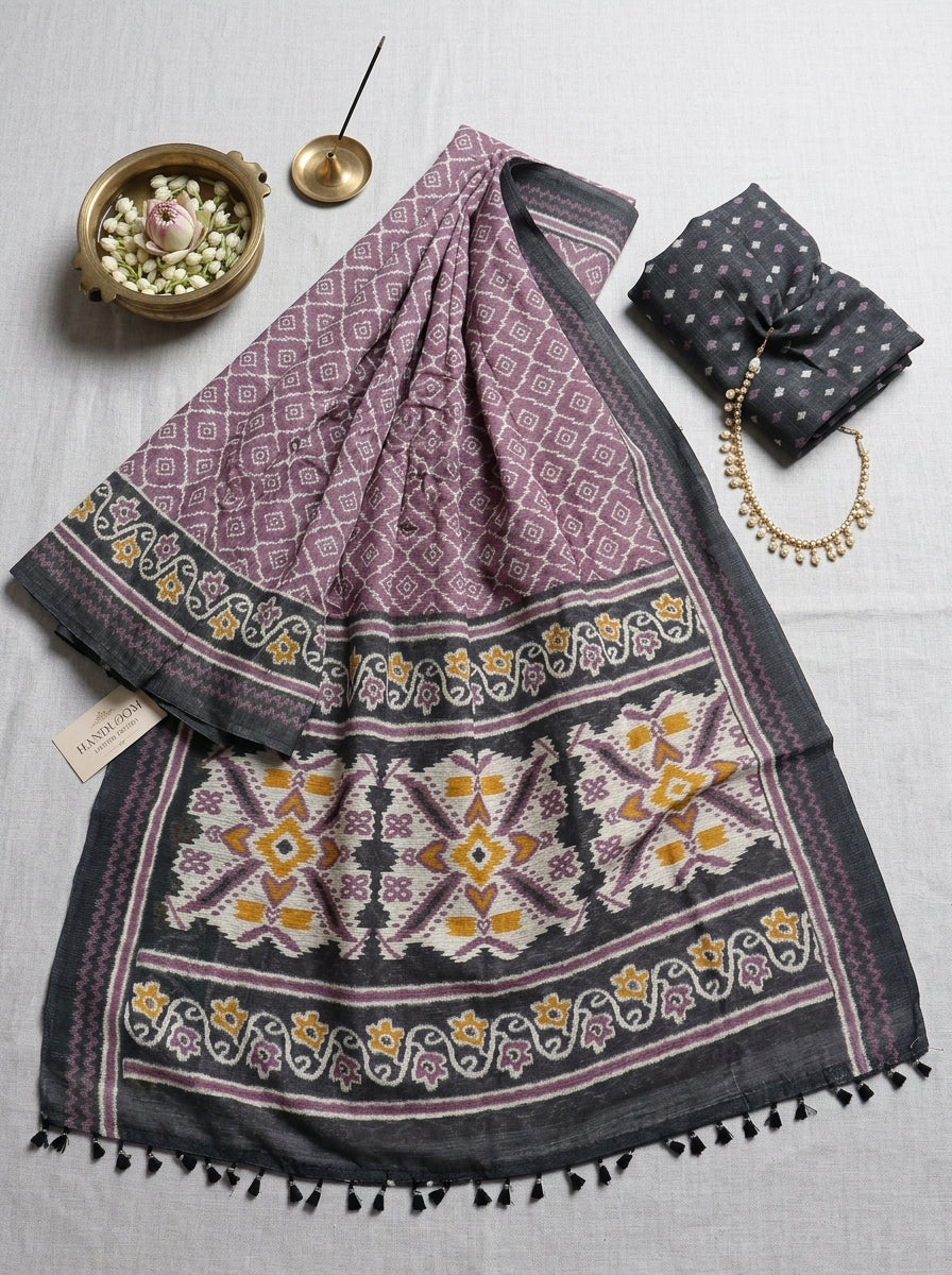 Mauve Mist Saree