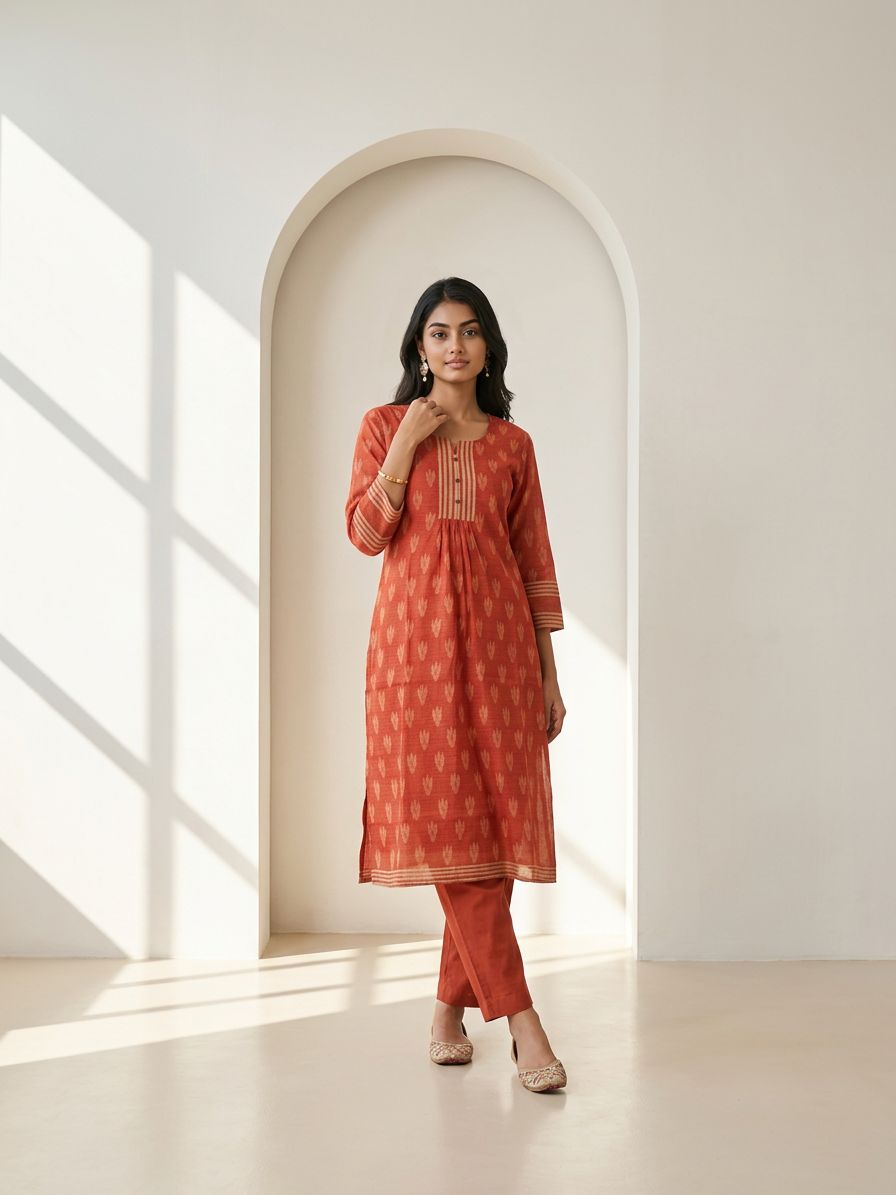 Niharika Ikkat Suit Set