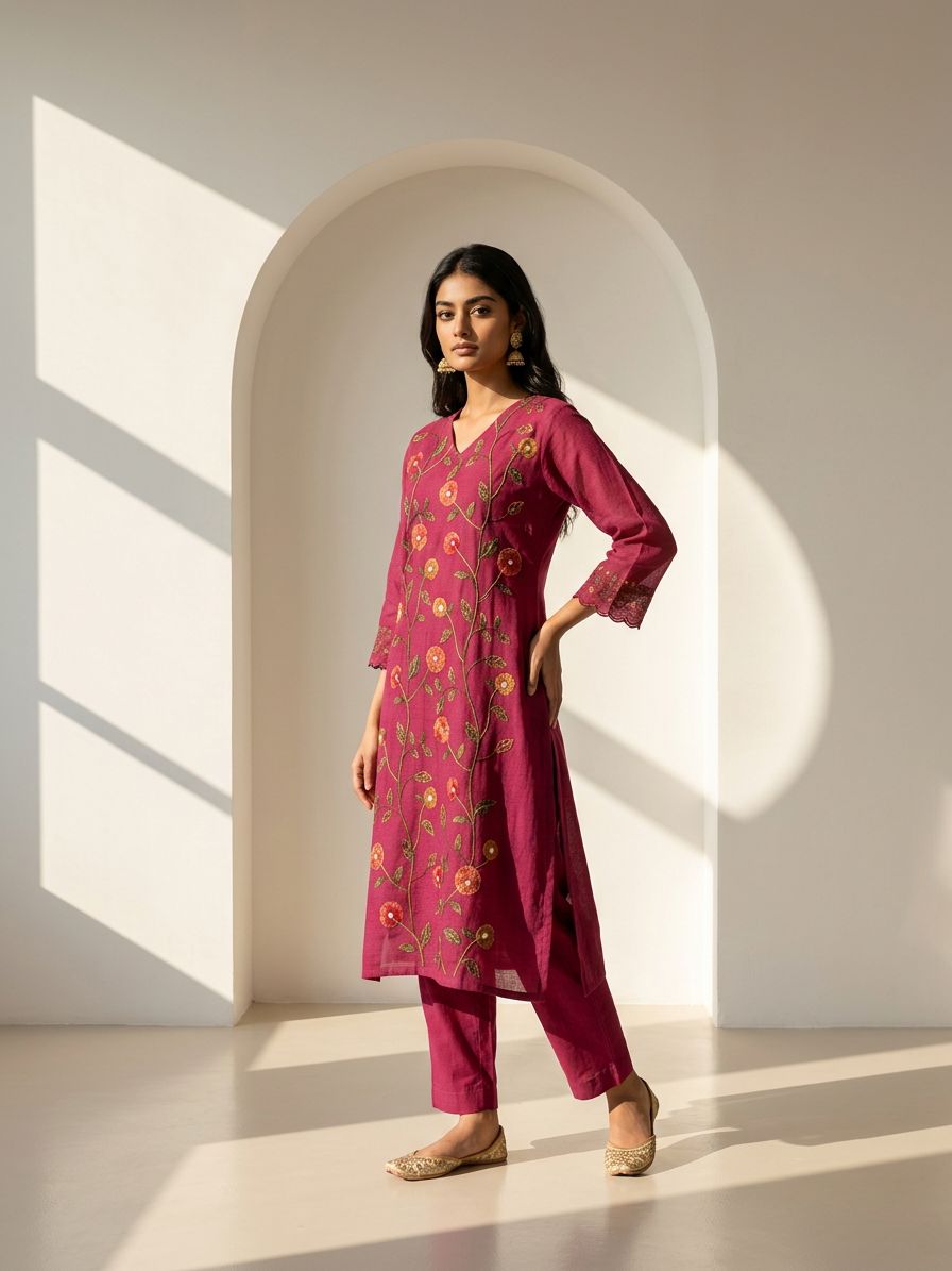 Pink Elegance Suit Set