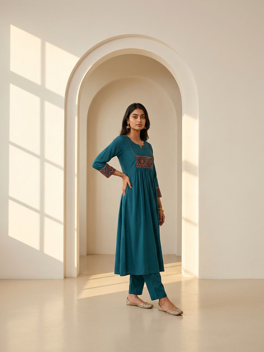 Neeli Adaa Suit Set