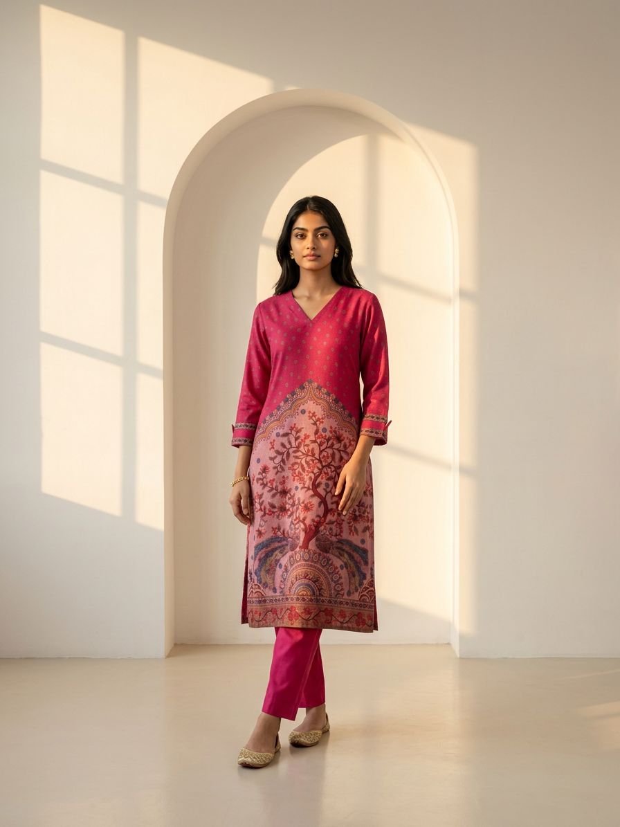 Ruby Pink Suit Set