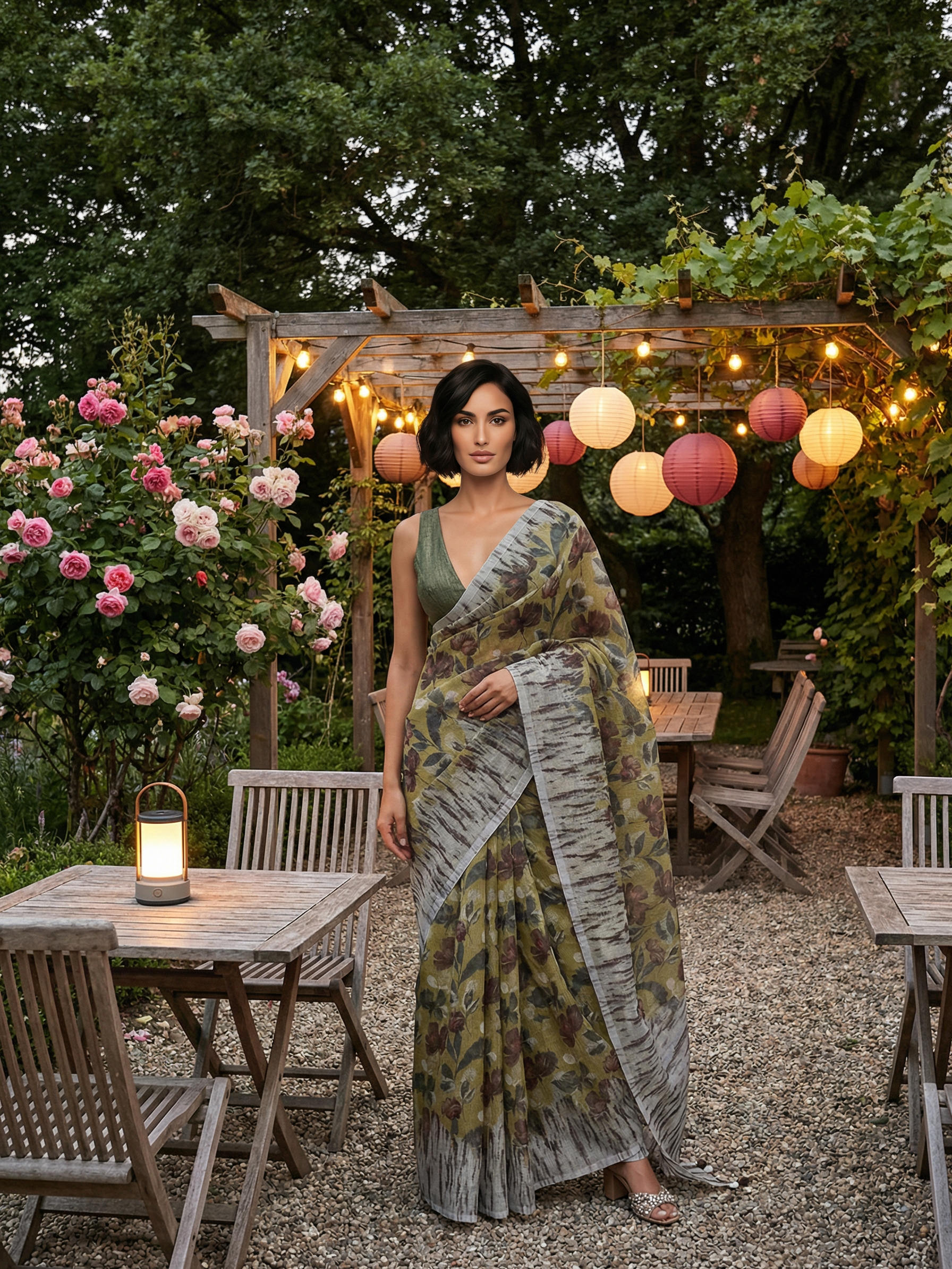 Chandani Floral Saree