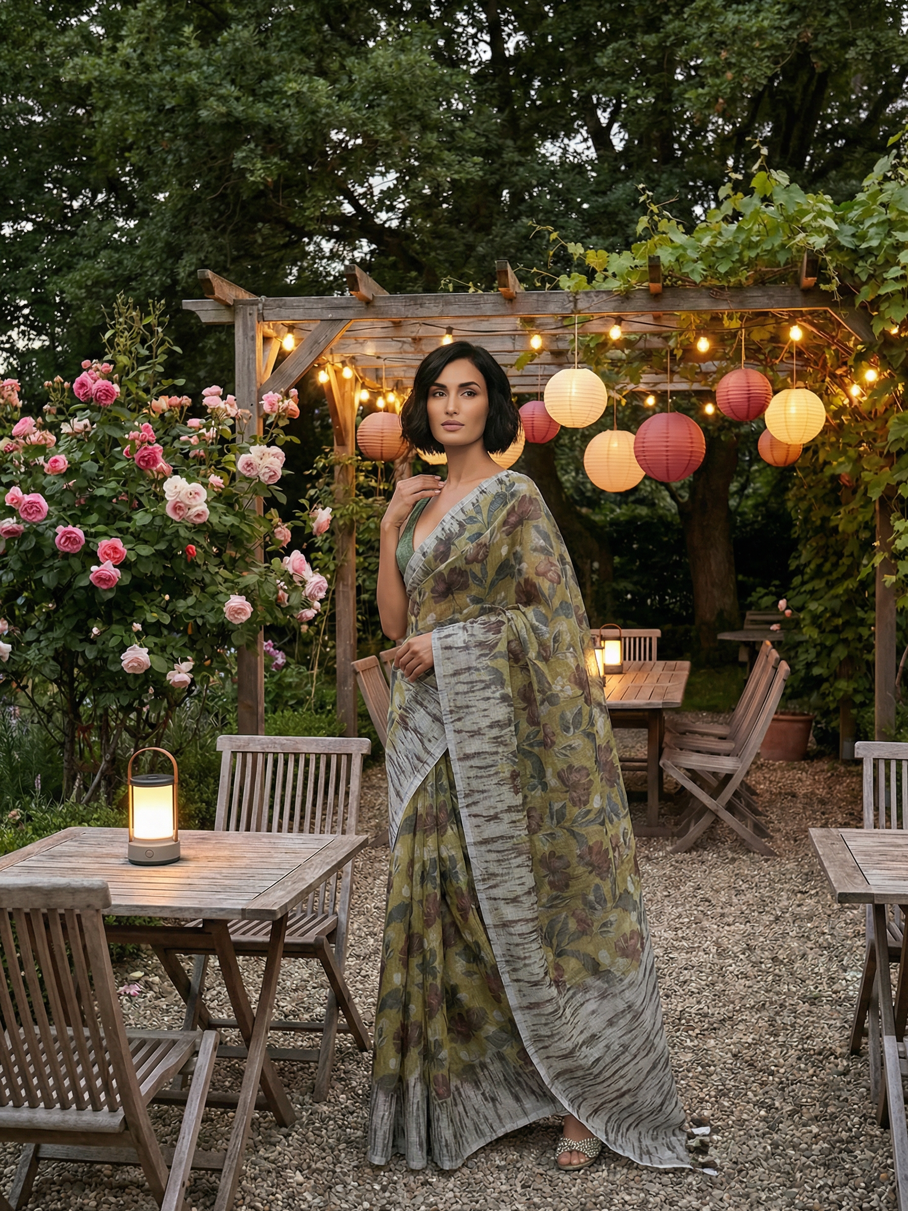 Chandani Floral Saree