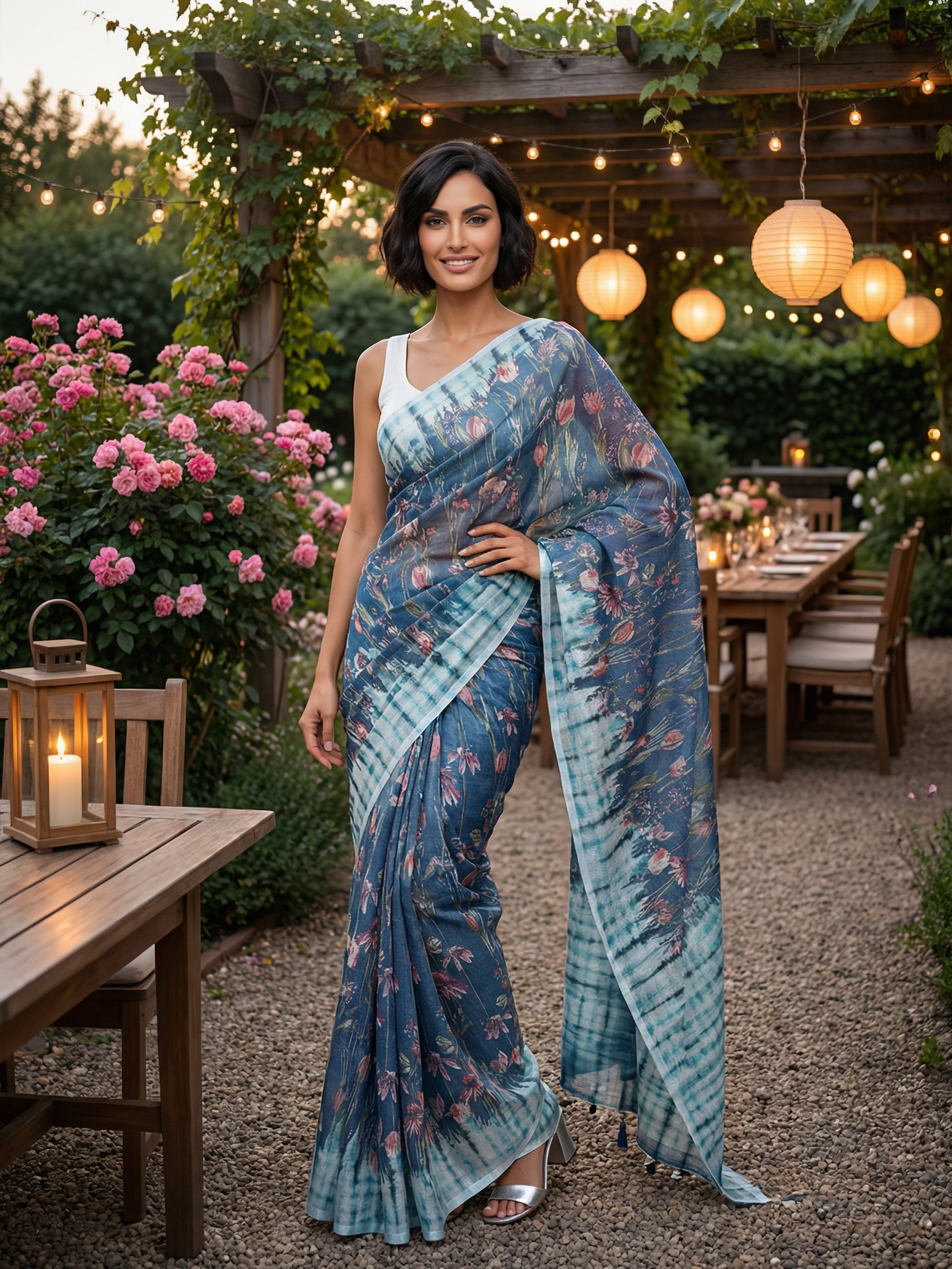 Gauri Floral Saree
