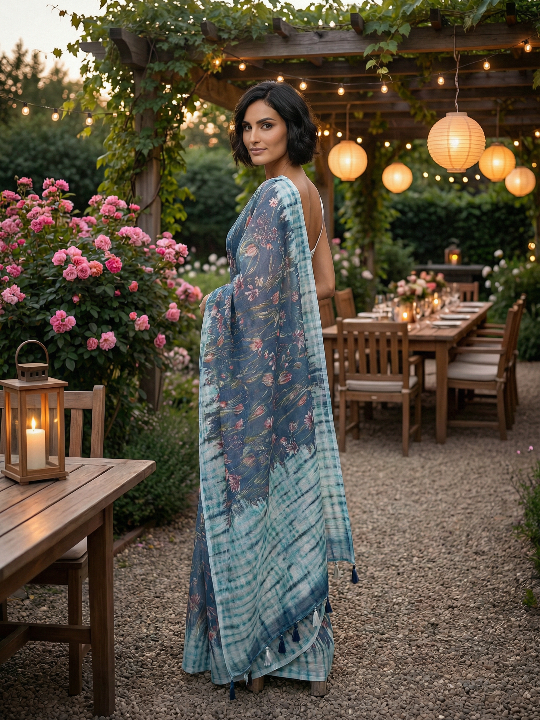 Gauri Floral Saree