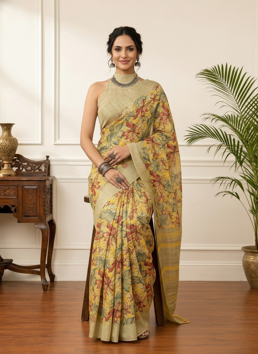 Kavya Floral Saree